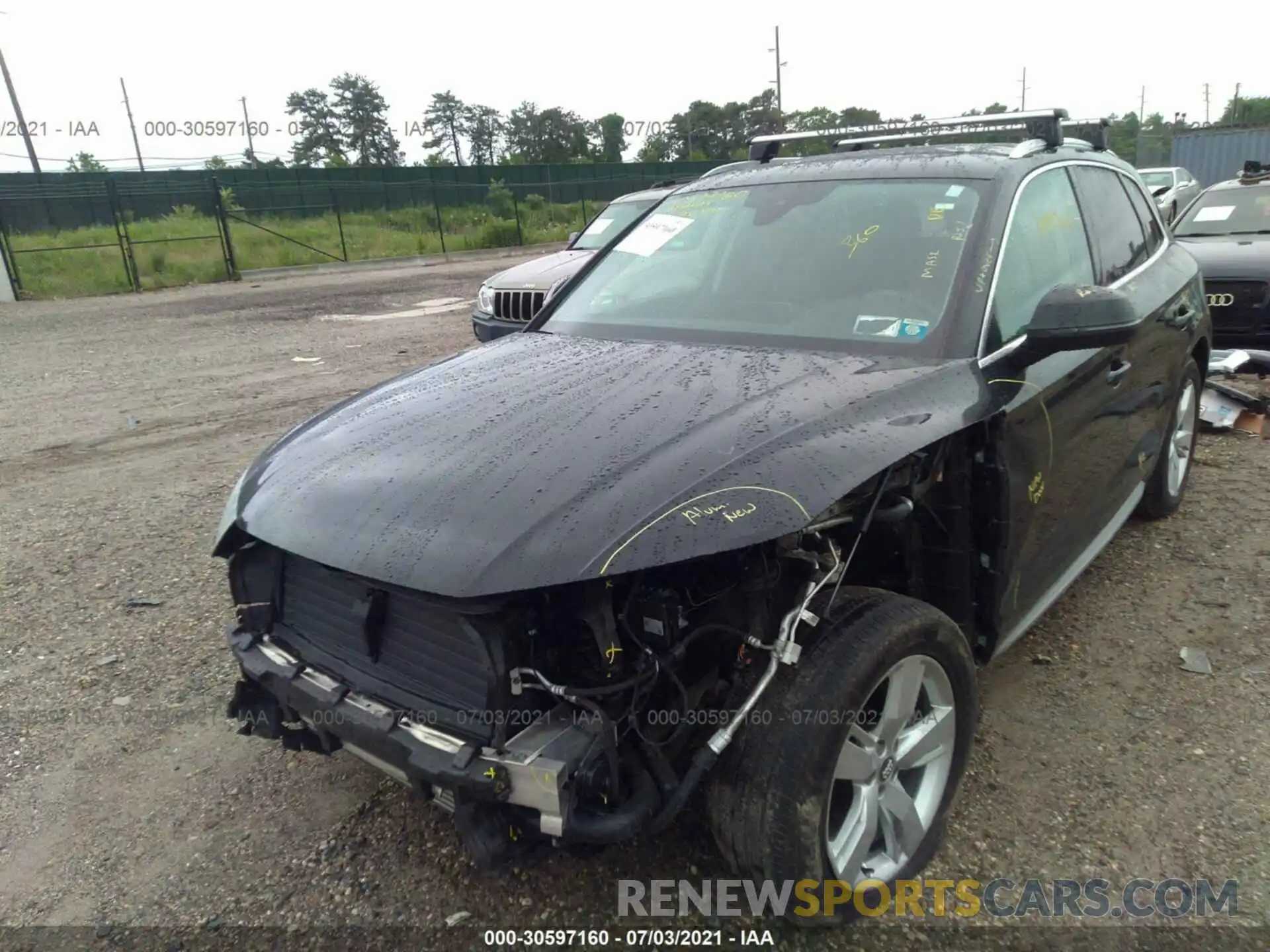 6 Photograph of a damaged car WA1BNAFY8K2122118 AUDI Q5 2019