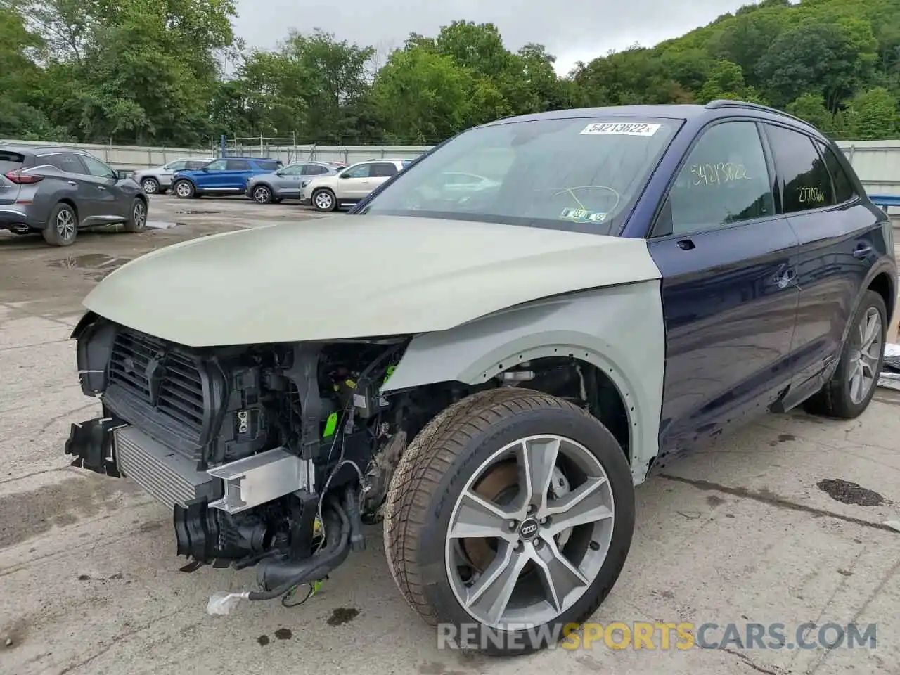 2 Photograph of a damaged car WA1BNAFY8K2128226 AUDI Q5 2019