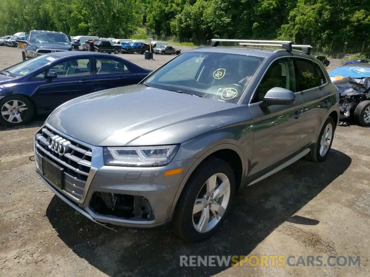 2 Photograph of a damaged car WA1BNAFY8K2135452 AUDI Q5 2019