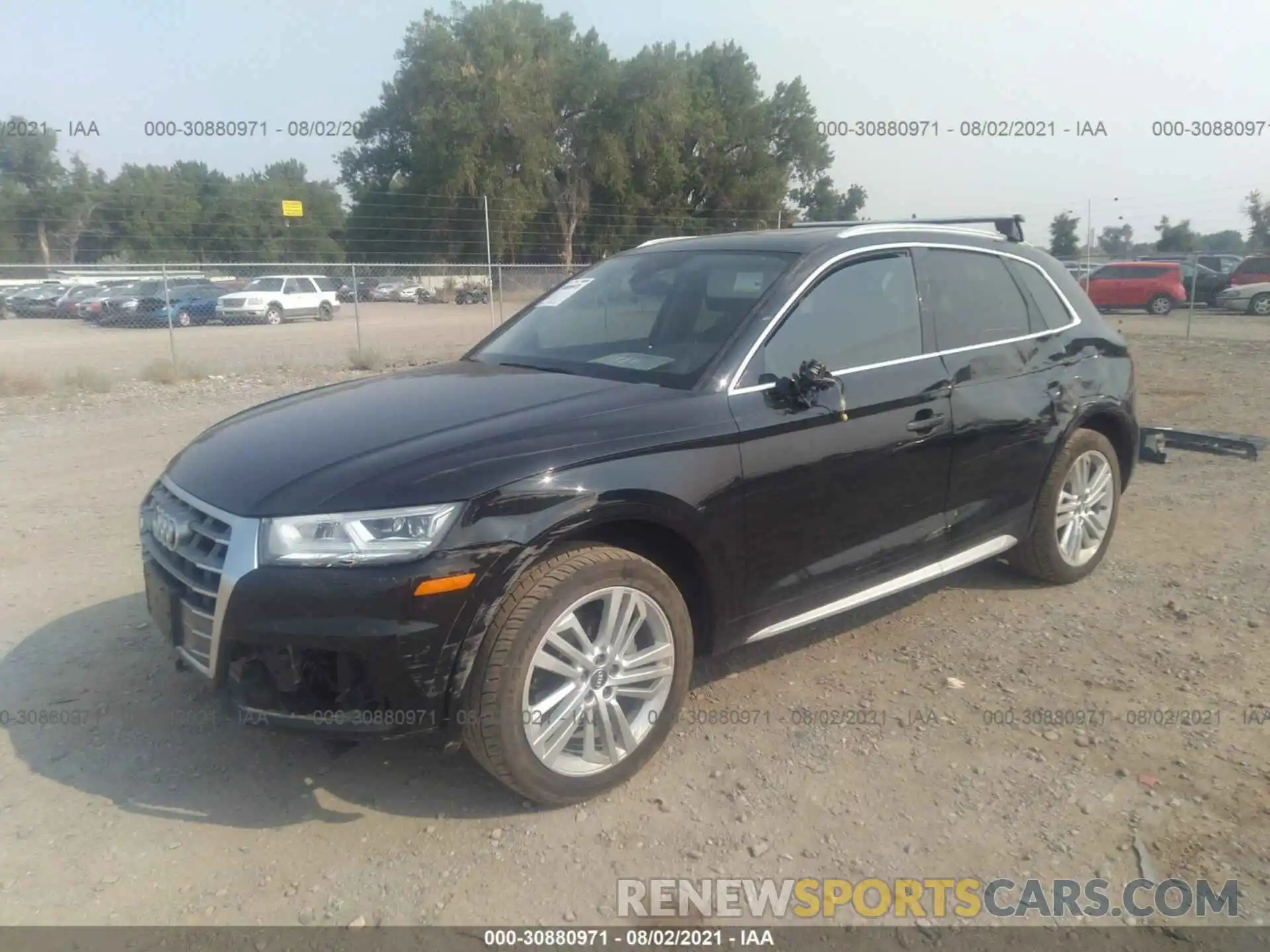 2 Фотография поврежденного автомобиля WA1BNAFY8K2136486 AUDI Q5 2019