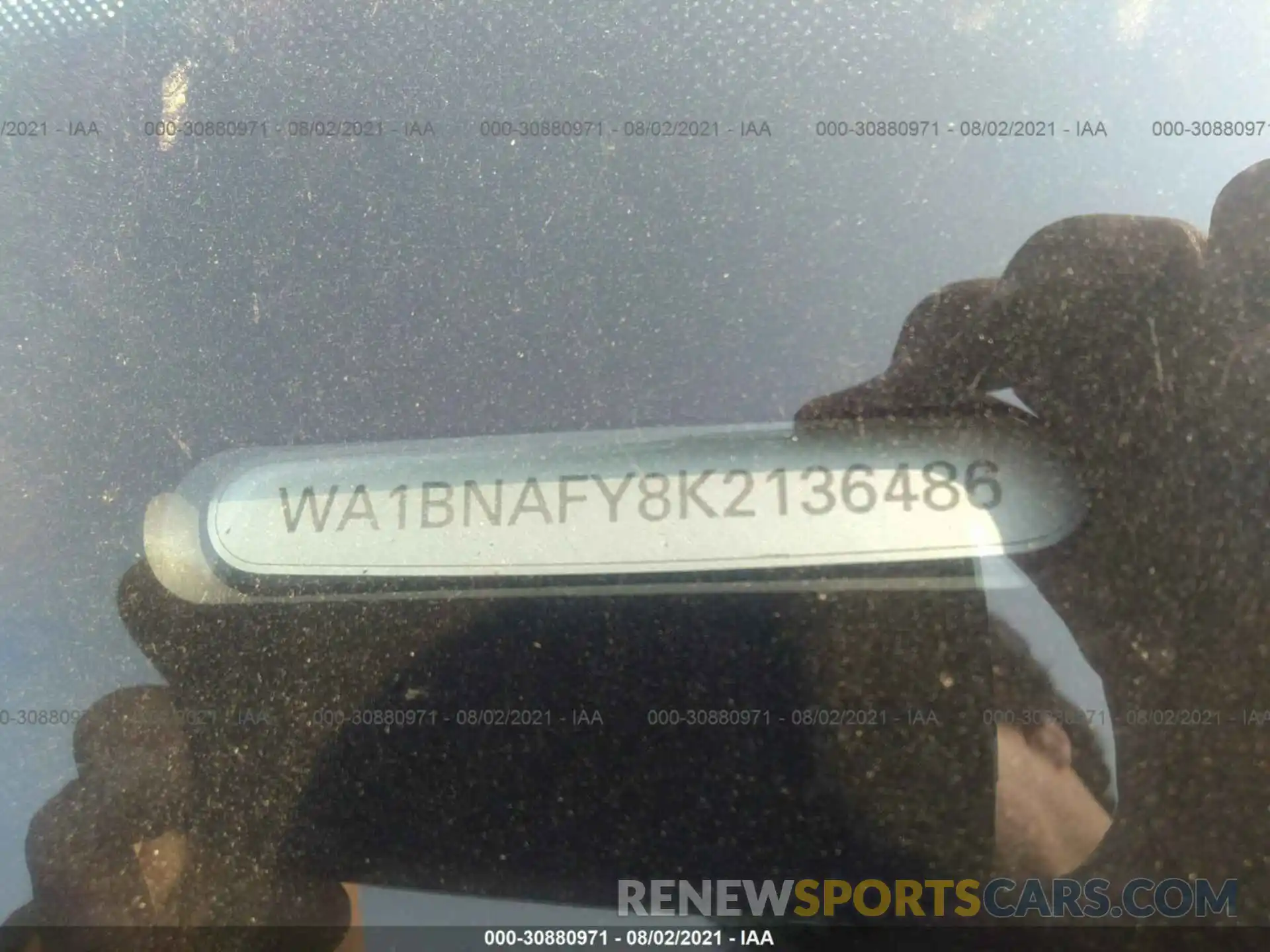 9 Photograph of a damaged car WA1BNAFY8K2136486 AUDI Q5 2019