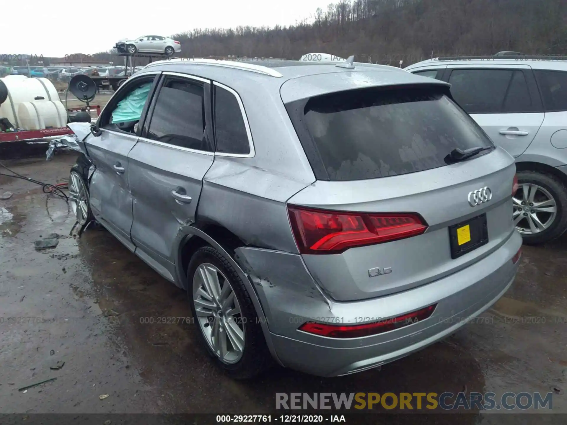 3 Фотография поврежденного автомобиля WA1BNAFY9K2022433 AUDI Q5 2019