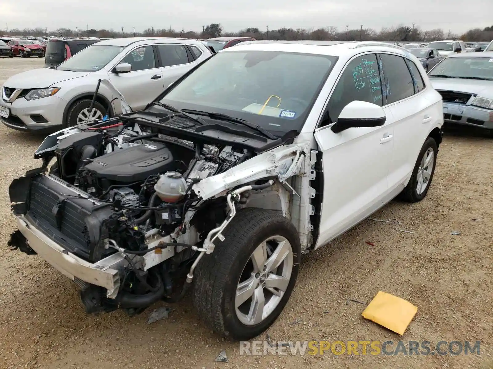 2 Photograph of a damaged car WA1BNAFY9K2036140 AUDI Q5 2019