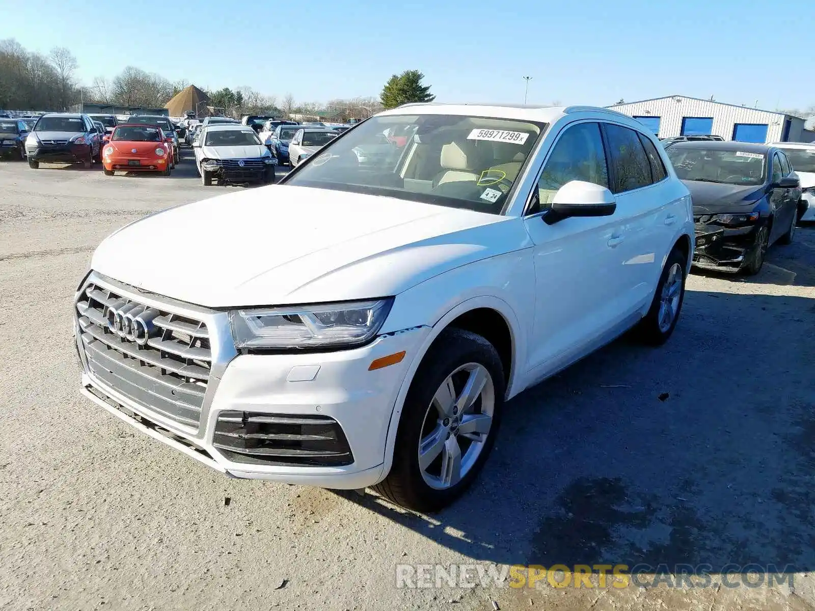 2 Photograph of a damaged car WA1BNAFY9K2039040 AUDI Q5 2019