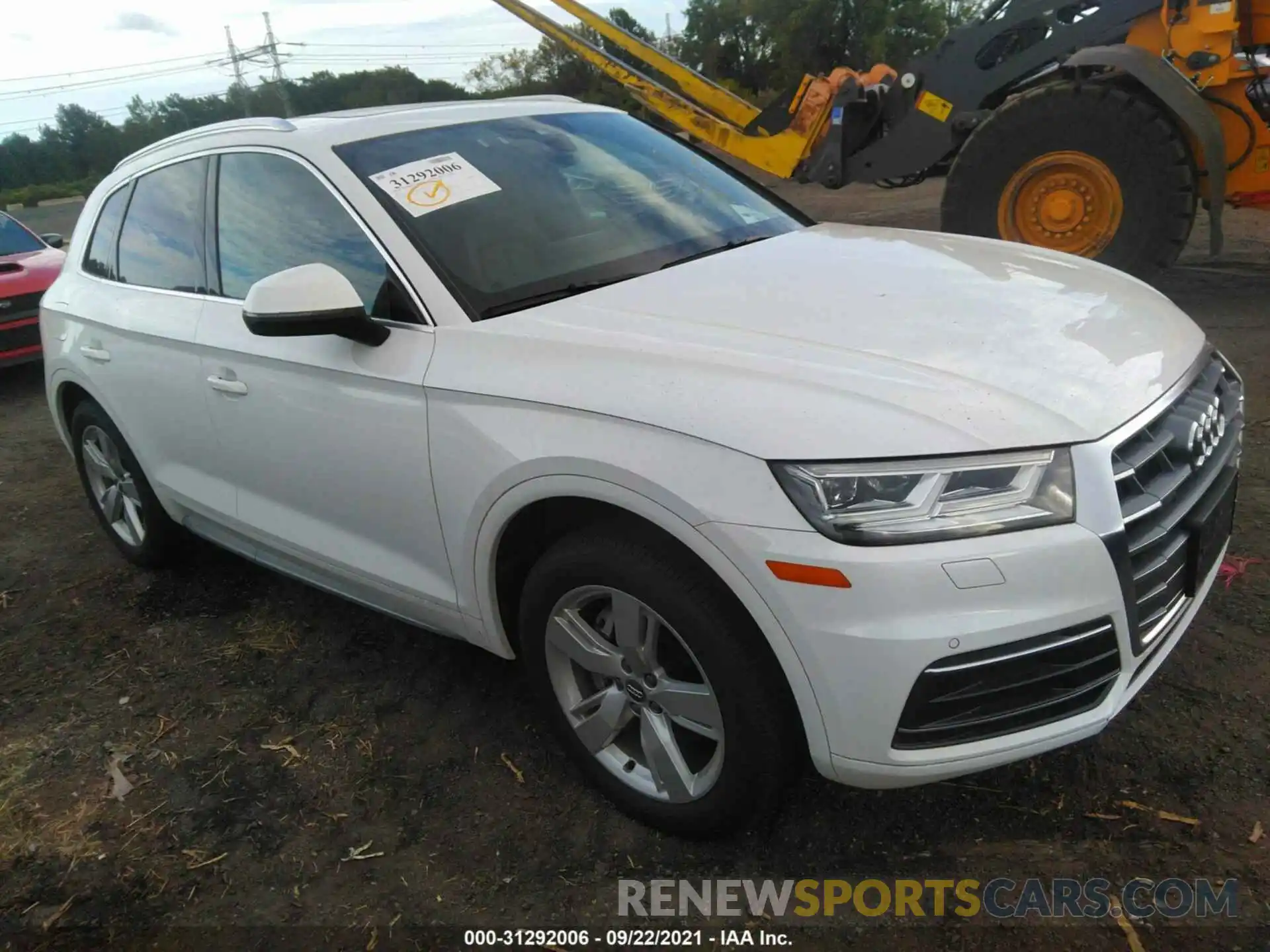 1 Фотография поврежденного автомобиля WA1BNAFY9K2070904 AUDI Q5 2019