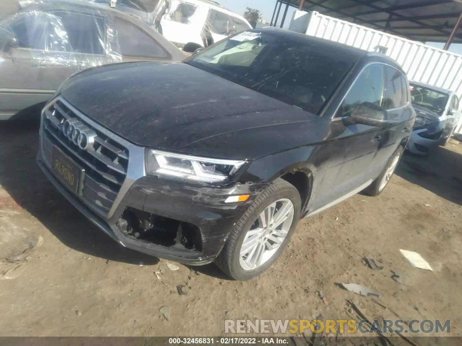 2 Фотография поврежденного автомобиля WA1BNAFY9K2074788 AUDI Q5 2019