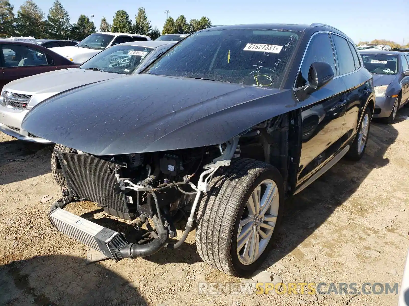 2 Фотография поврежденного автомобиля WA1BNAFY9K2077190 AUDI Q5 2019