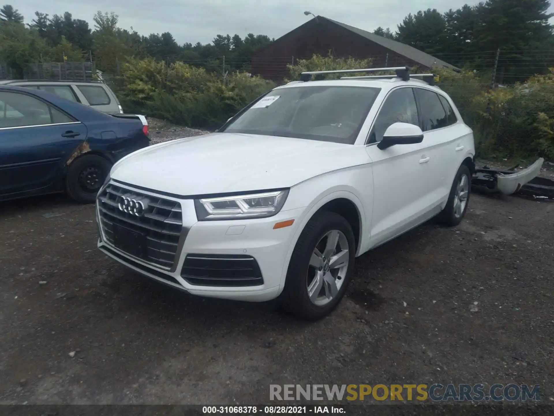 2 Фотография поврежденного автомобиля WA1BNAFY9K2081269 AUDI Q5 2019