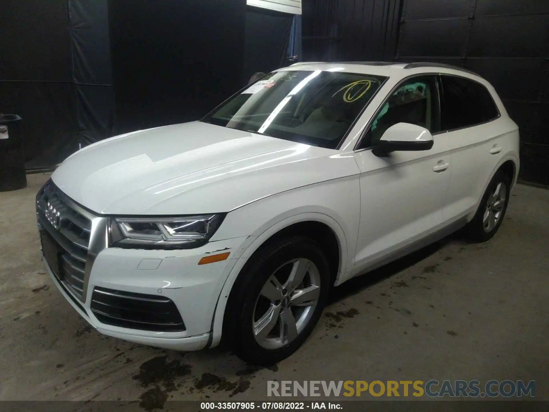 2 Фотография поврежденного автомобиля WA1BNAFY9K2093745 AUDI Q5 2019