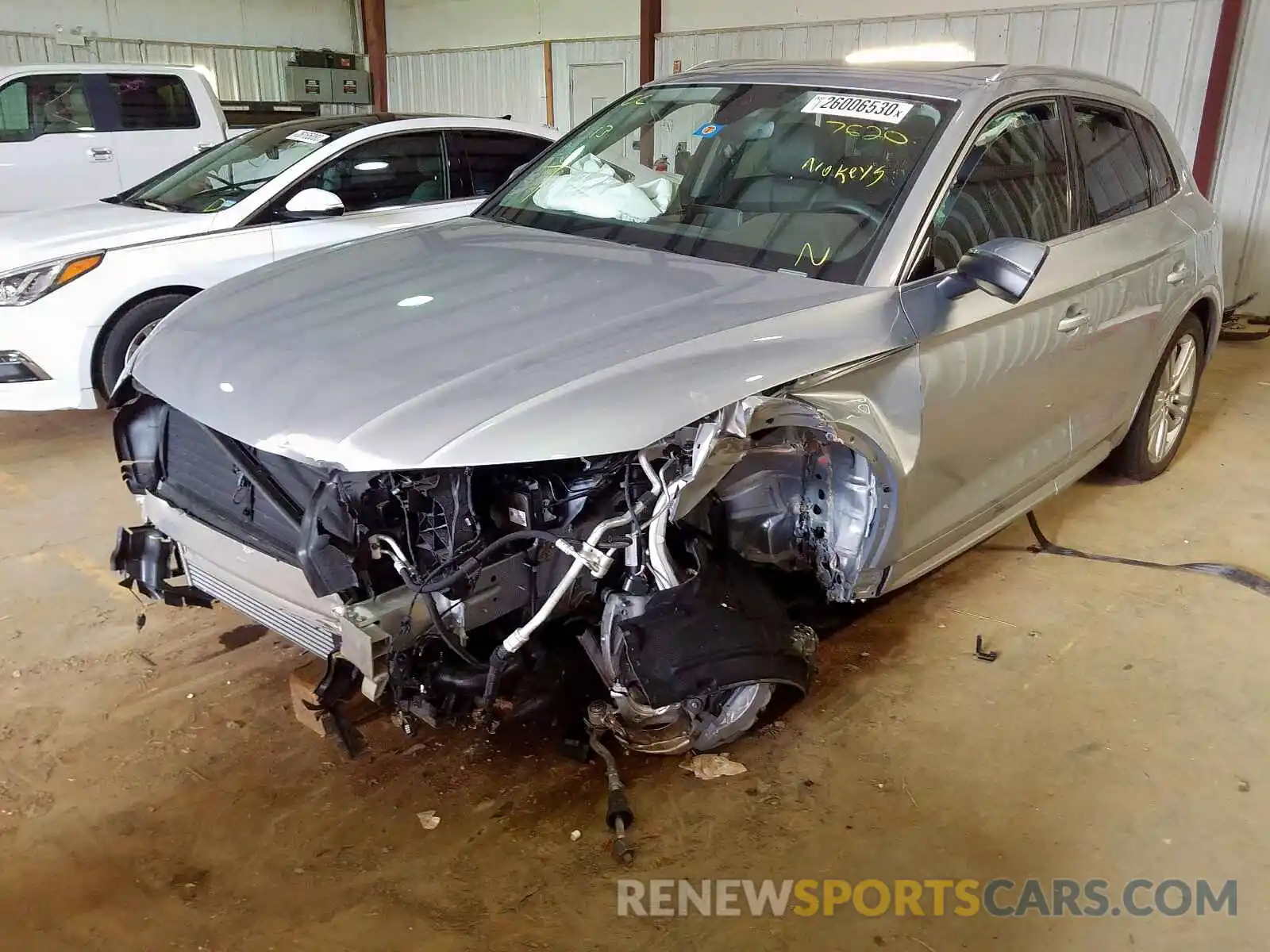 2 Photograph of a damaged car WA1BNAFY9K2097620 AUDI Q5 2019