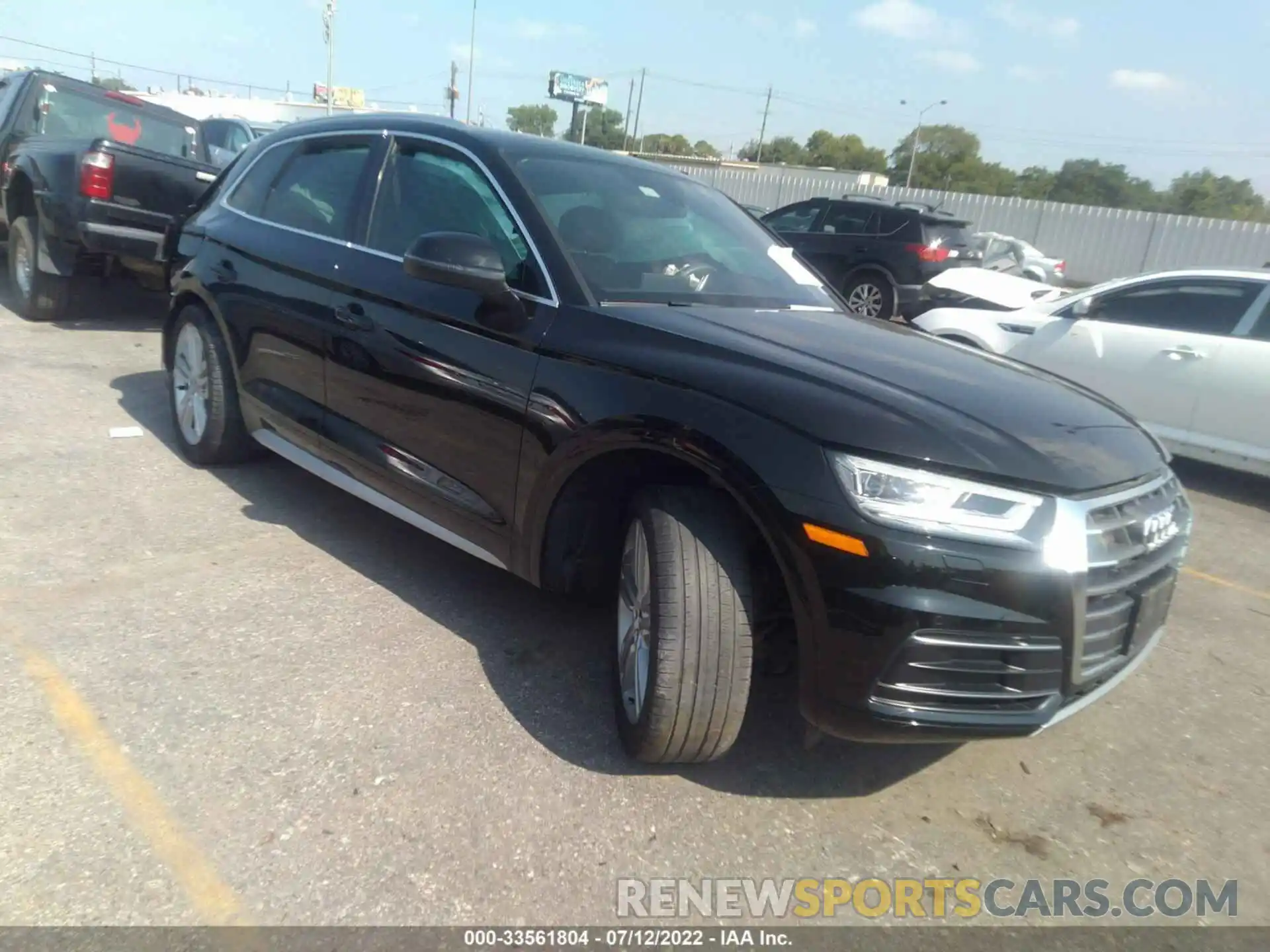 1 Фотография поврежденного автомобиля WA1BNAFY9K2105389 AUDI Q5 2019