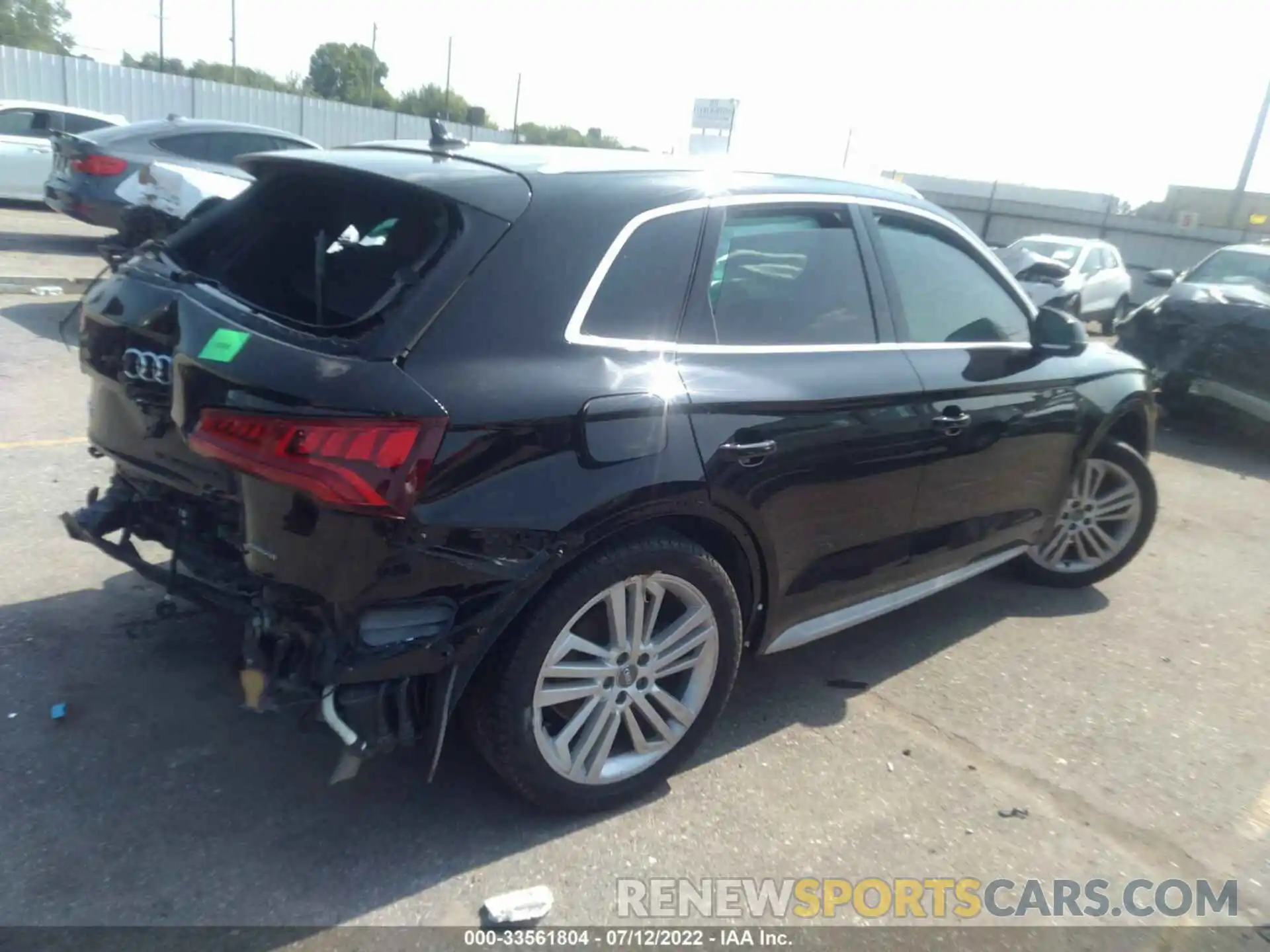 4 Фотография поврежденного автомобиля WA1BNAFY9K2105389 AUDI Q5 2019