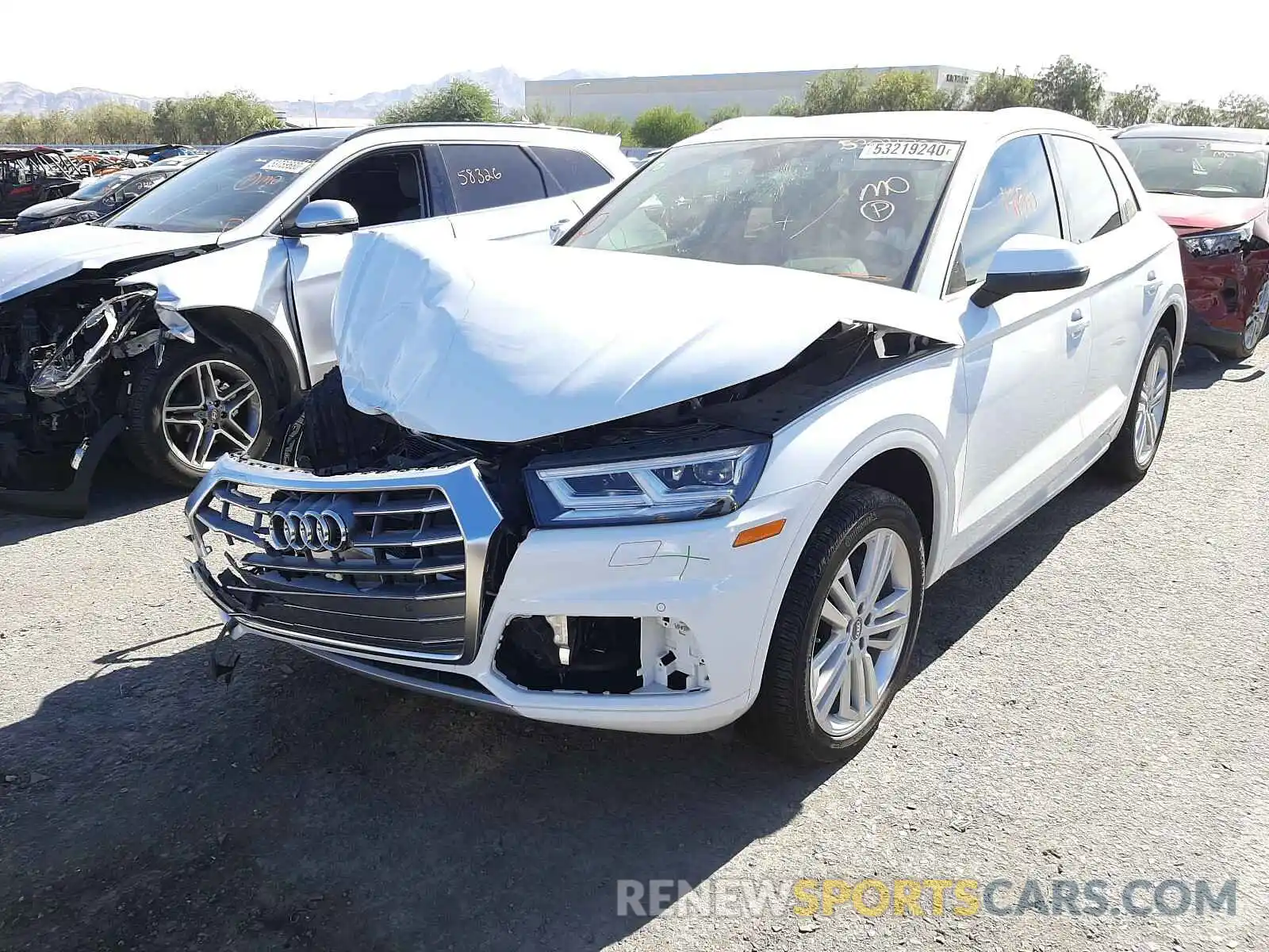 2 Photograph of a damaged car WA1BNAFY9K2111581 AUDI Q5 2019