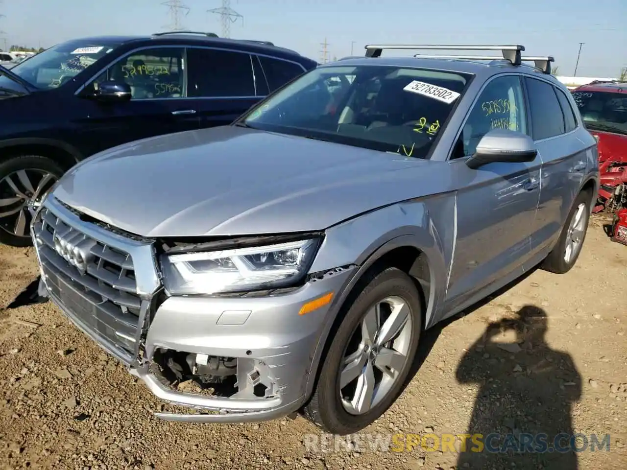 2 Photograph of a damaged car WA1BNAFY9K2115419 AUDI Q5 2019