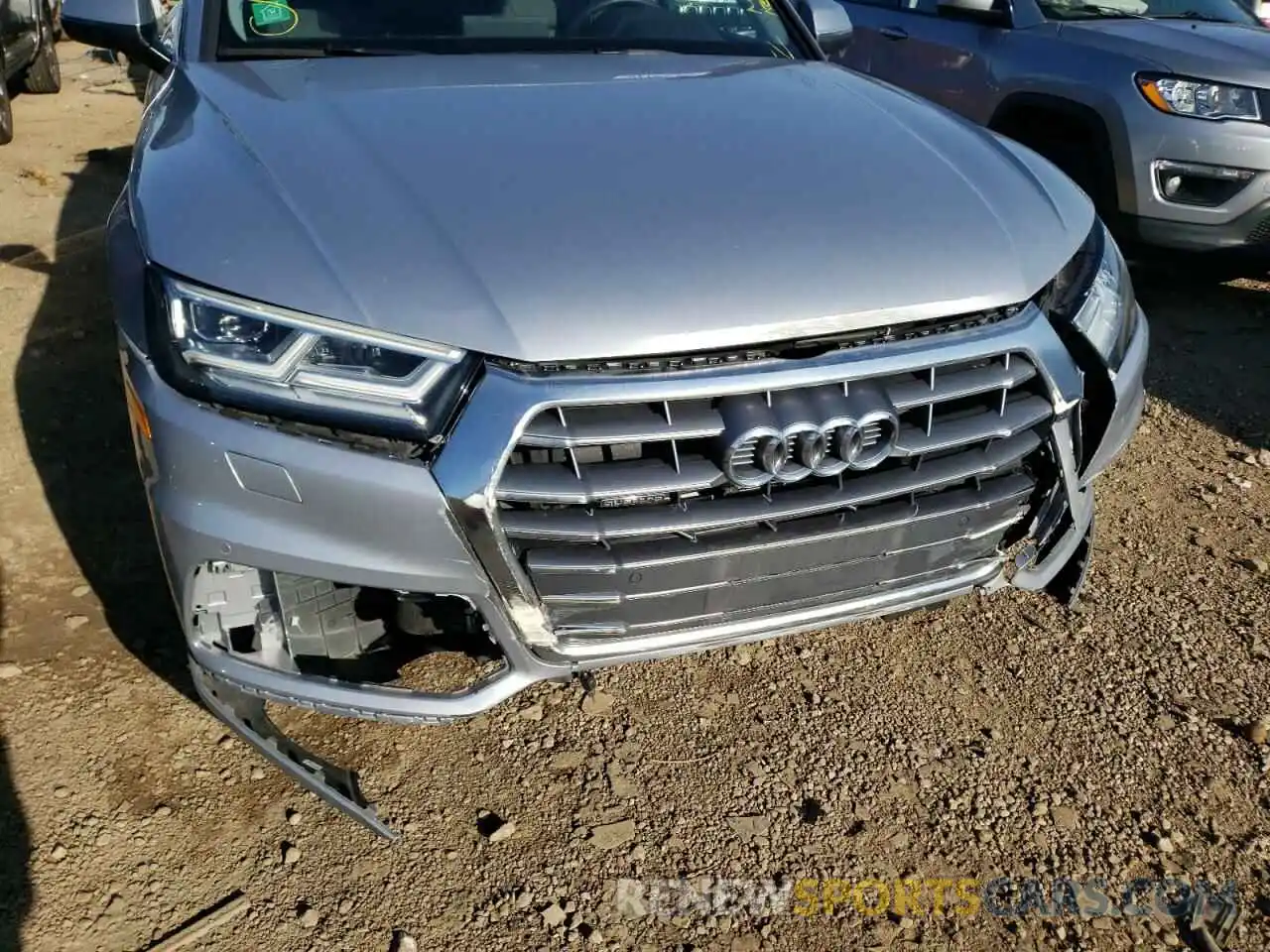 9 Photograph of a damaged car WA1BNAFY9K2115419 AUDI Q5 2019