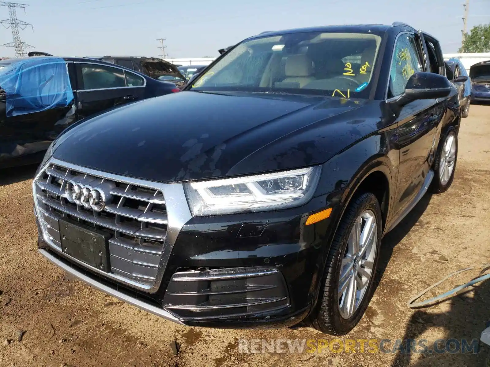 2 Фотография поврежденного автомобиля WA1BNAFY9K2116795 AUDI Q5 2019