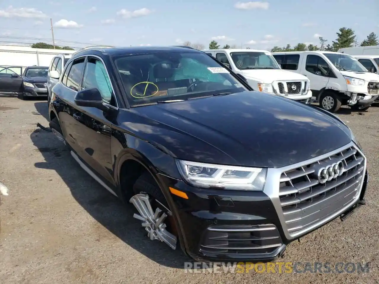 1 Фотография поврежденного автомобиля WA1BNAFY9K2121639 AUDI Q5 2019