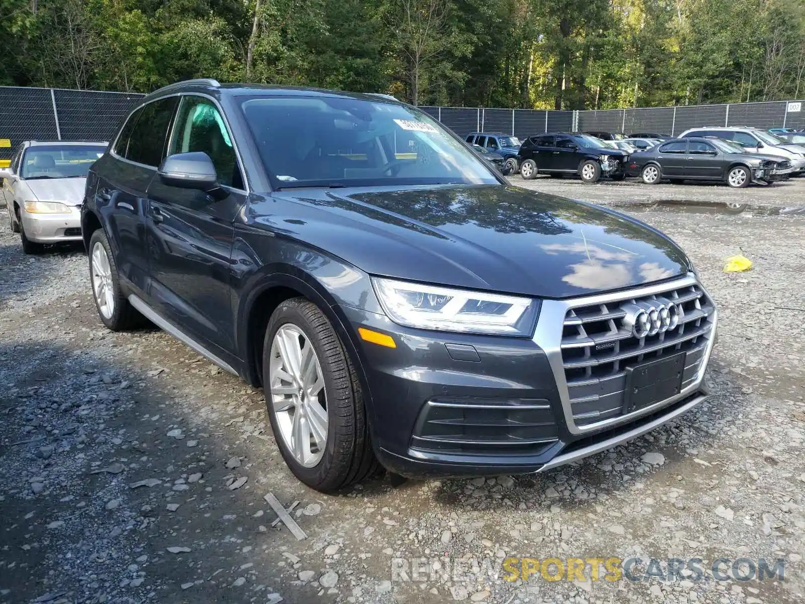 1 Фотография поврежденного автомобиля WA1BNAFY9K2136688 AUDI Q5 2019