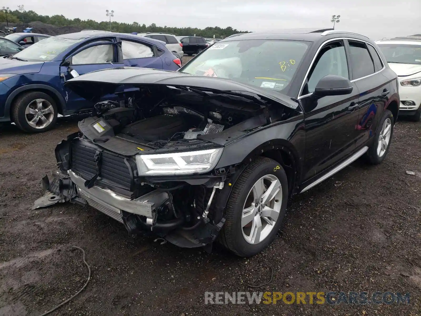 2 Photograph of a damaged car WA1BNAFY9K2138957 AUDI Q5 2019