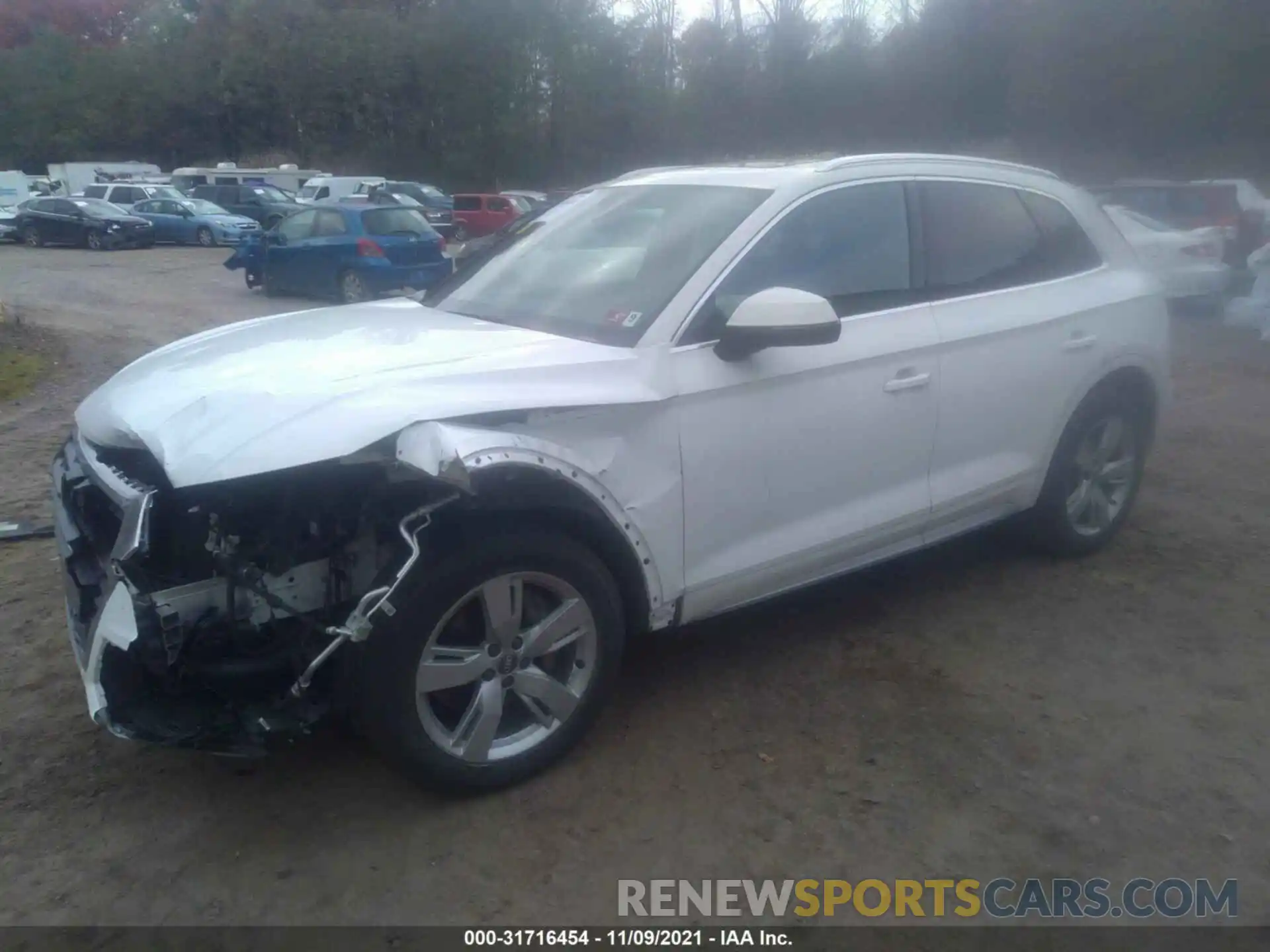 2 Photograph of a damaged car WA1BNAFY9K2139834 AUDI Q5 2019