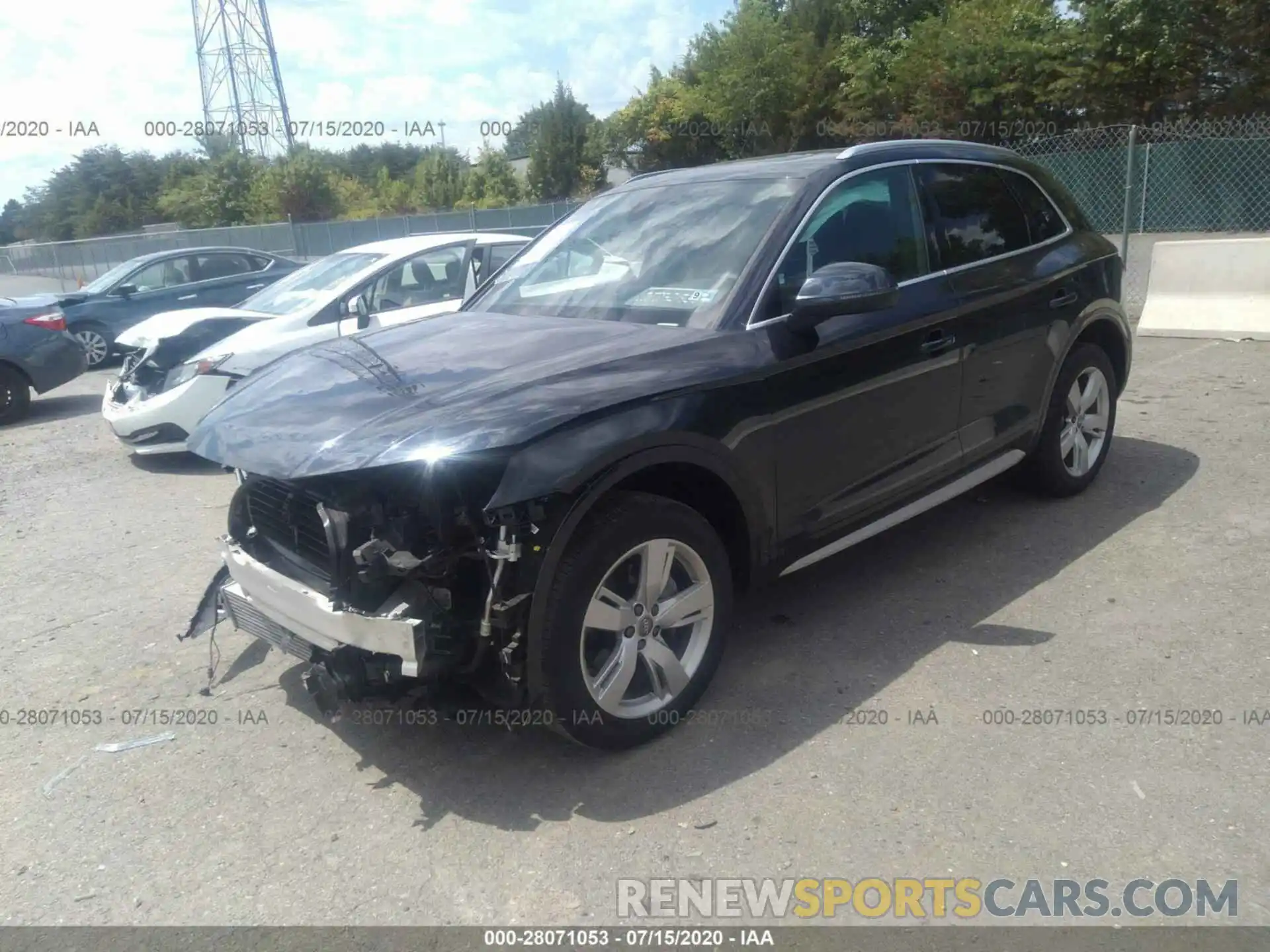 2 Фотография поврежденного автомобиля WA1BNAFY9K2144905 AUDI Q5 2019