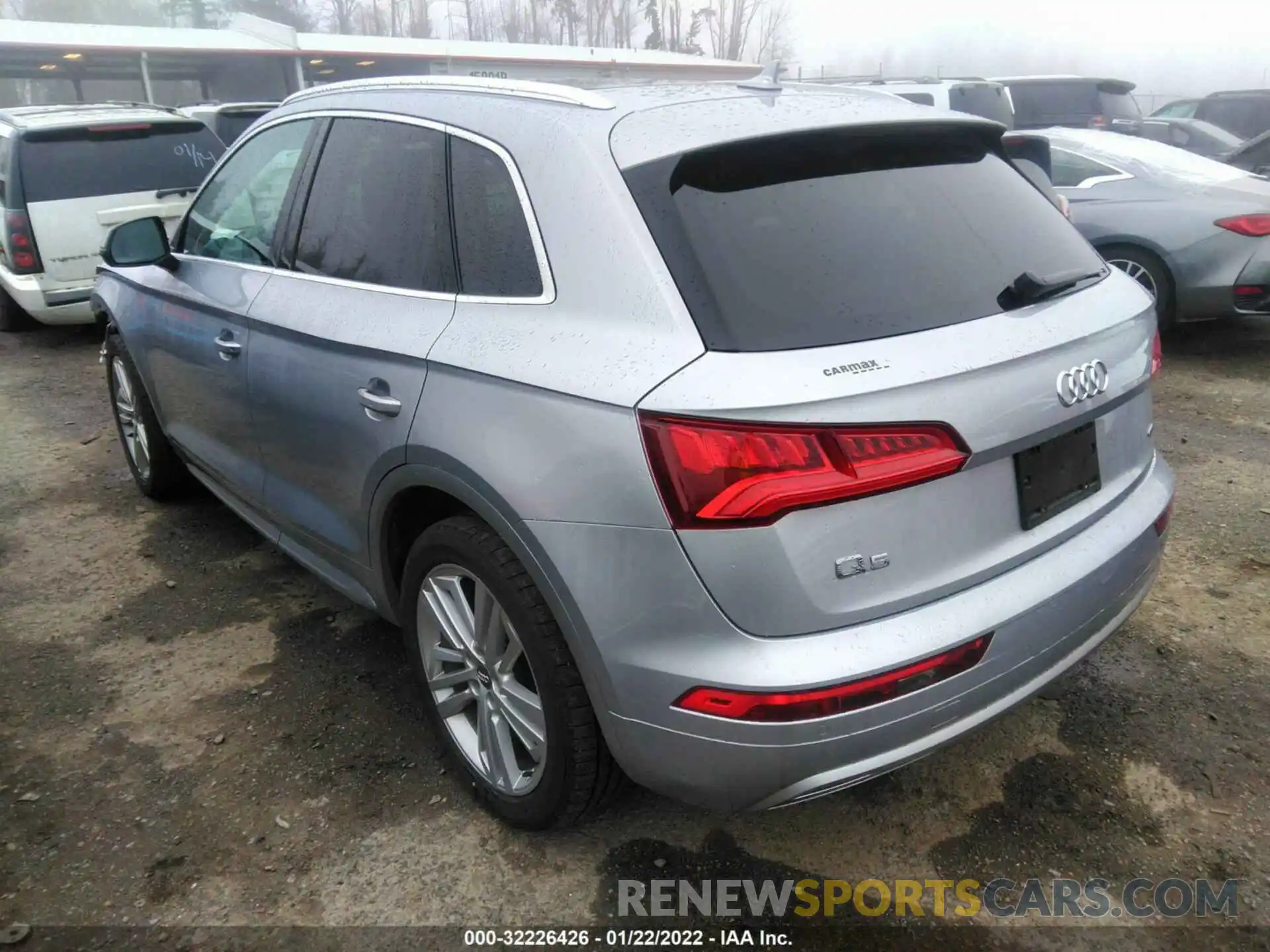 3 Фотография поврежденного автомобиля WA1BNAFYXK2023445 AUDI Q5 2019