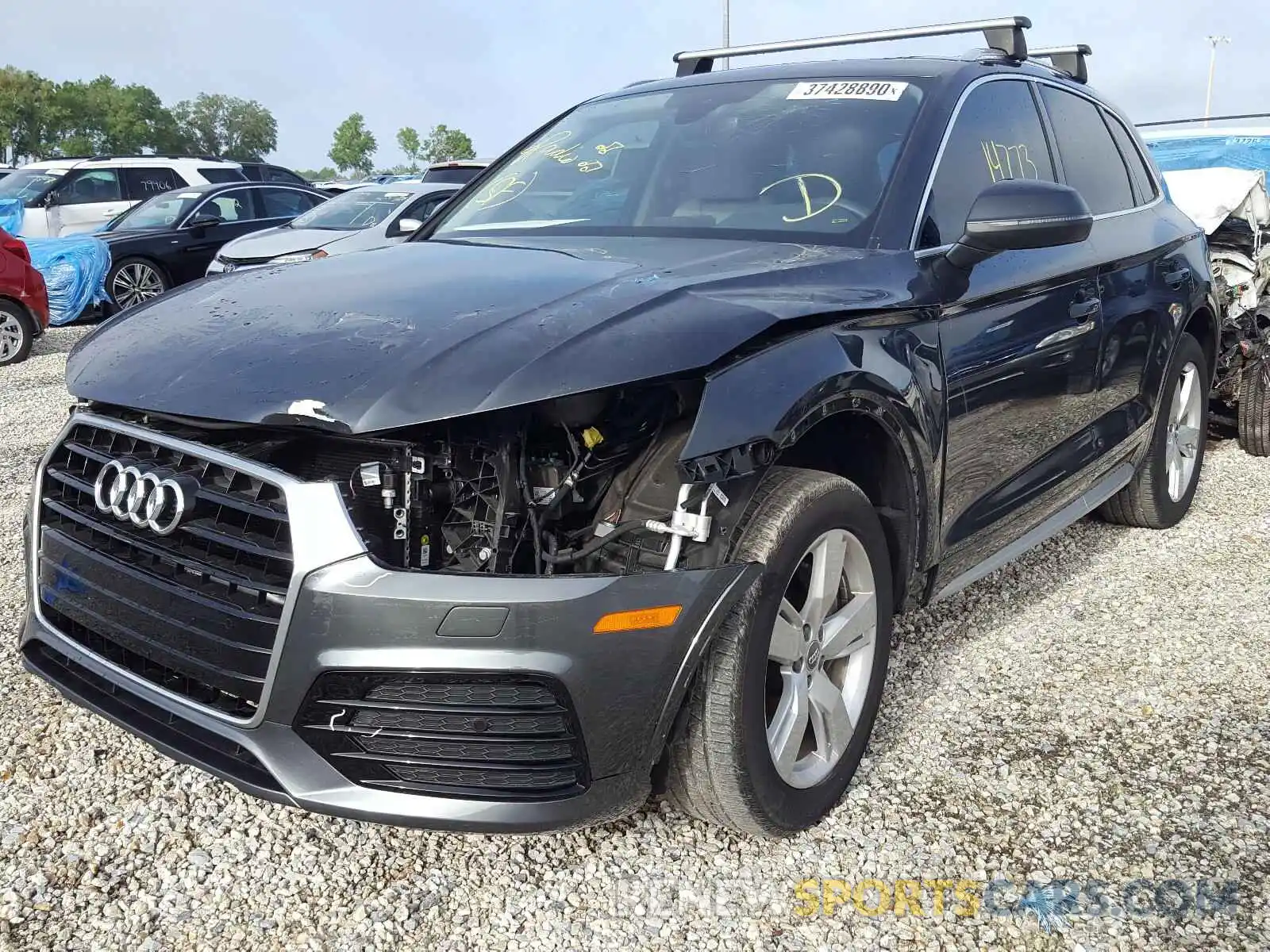 2 Photograph of a damaged car WA1BNAFYXK2029603 AUDI Q5 2019