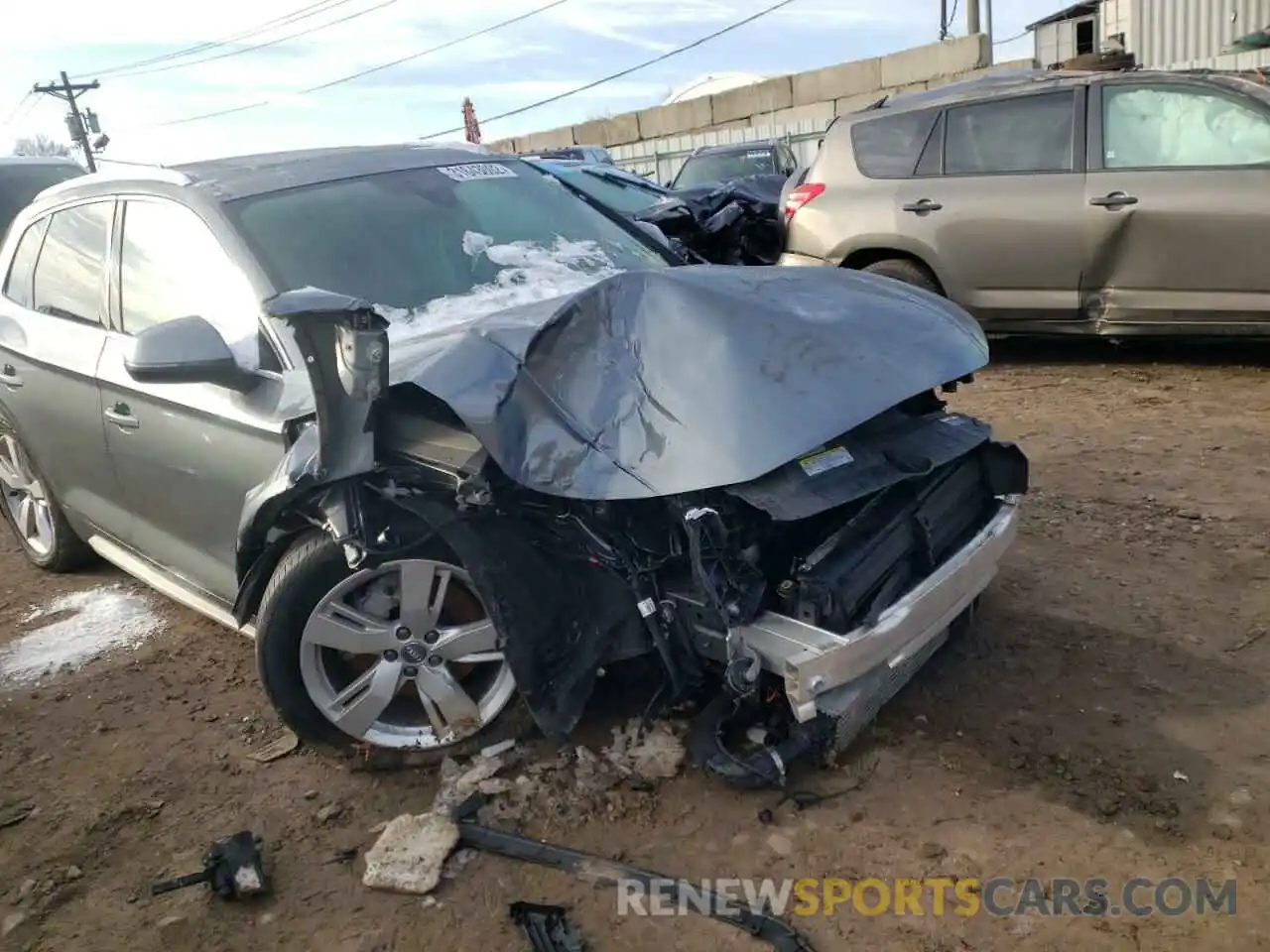 1 Photograph of a damaged car WA1BNAFYXK2029617 AUDI Q5 2019