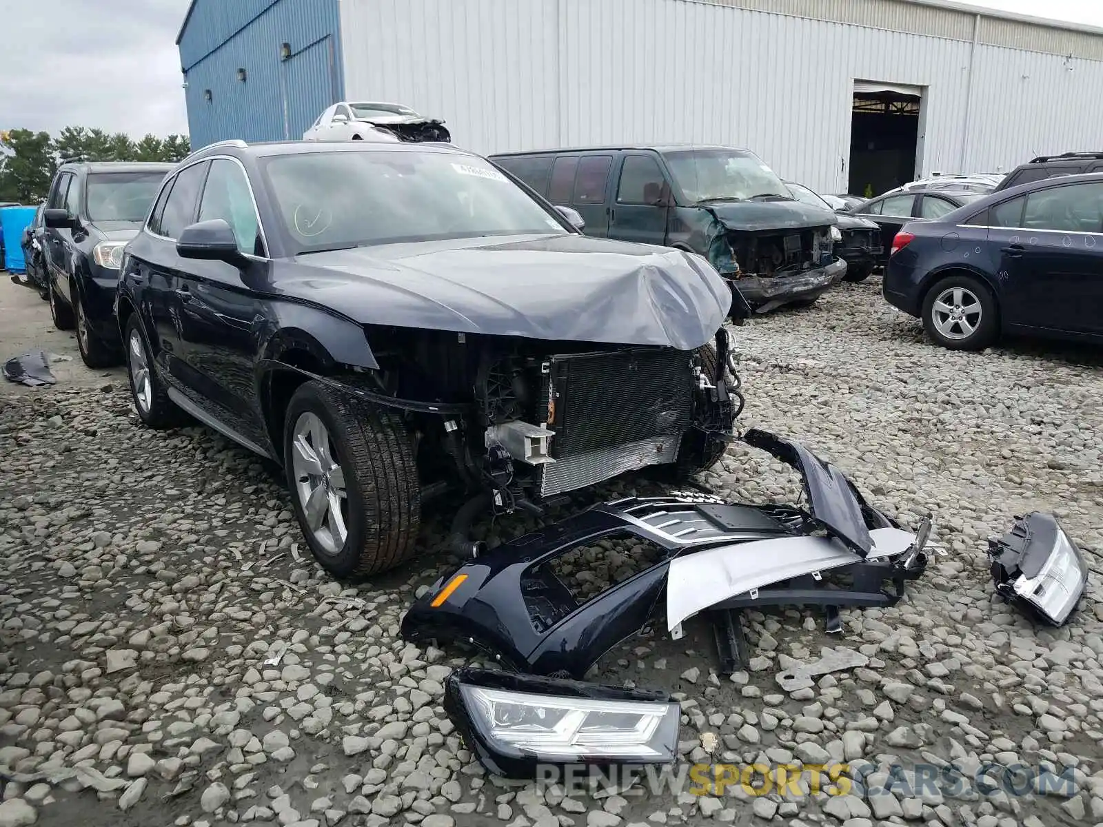 1 Фотография поврежденного автомобиля WA1BNAFYXK2029682 AUDI Q5 2019