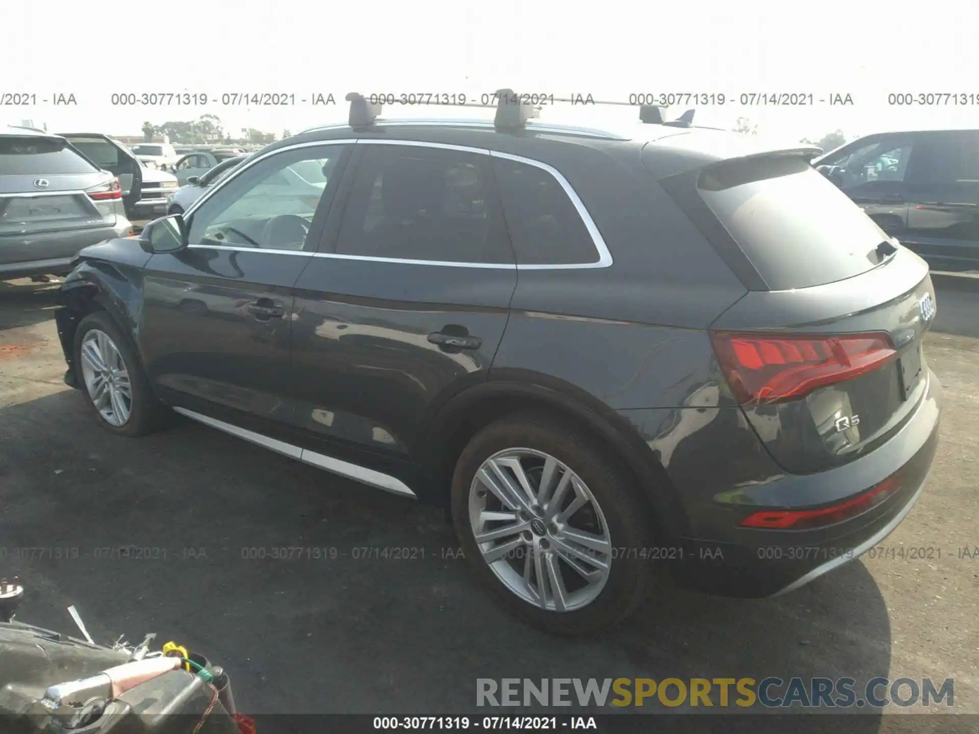 3 Фотография поврежденного автомобиля WA1BNAFYXK2031268 AUDI Q5 2019