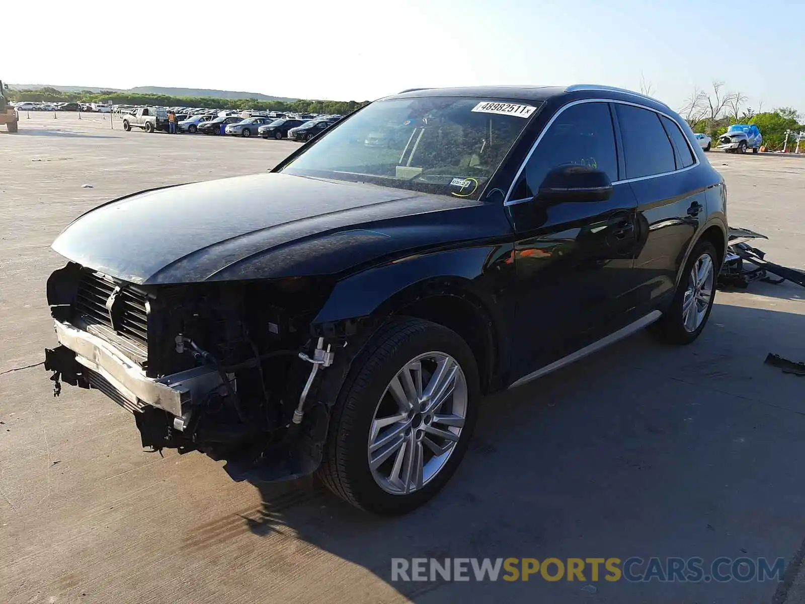 2 Фотография поврежденного автомобиля WA1BNAFYXK2032601 AUDI Q5 2019