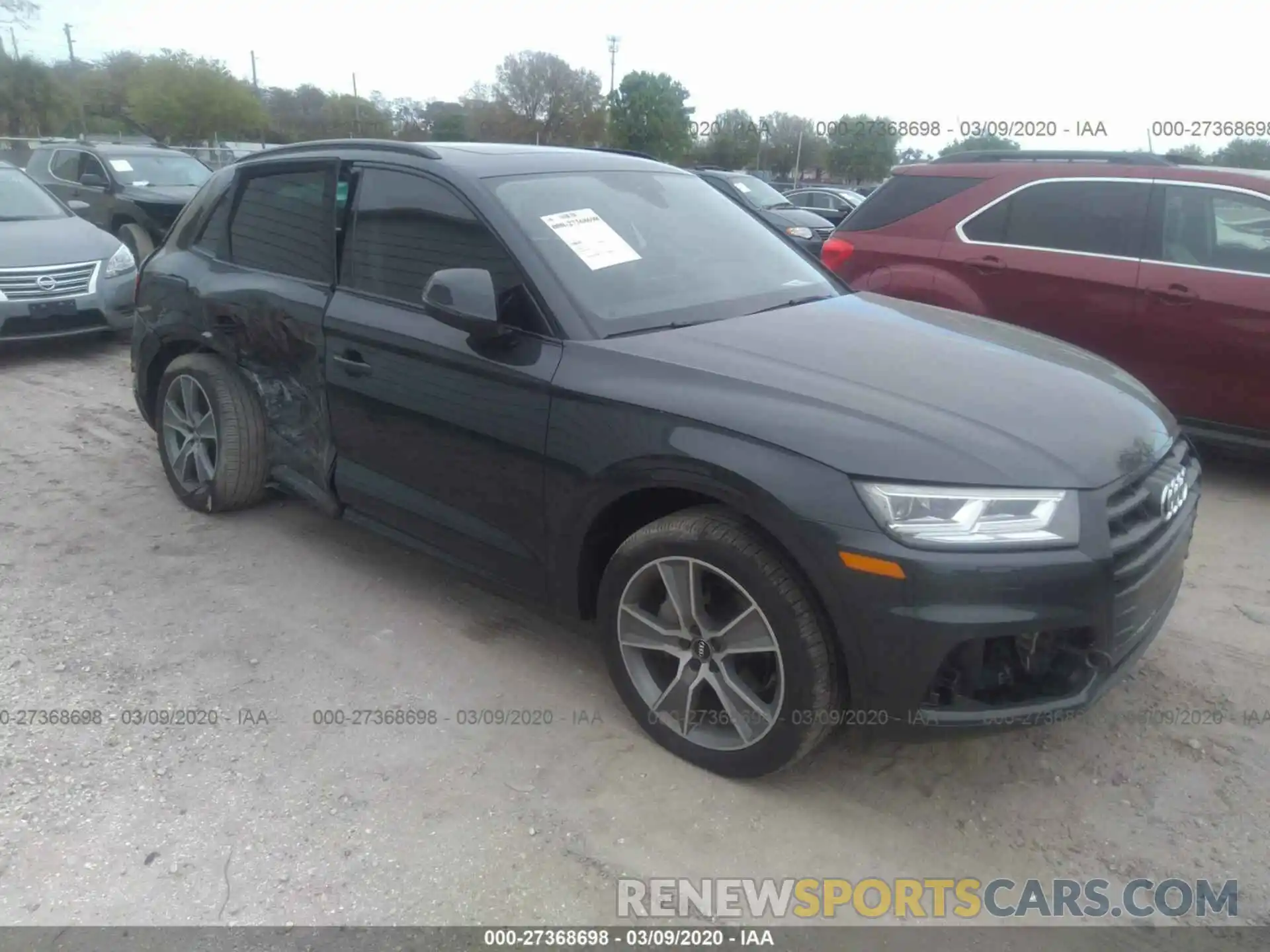 1 Photograph of a damaged car WA1BNAFYXK2038155 AUDI Q5 2019