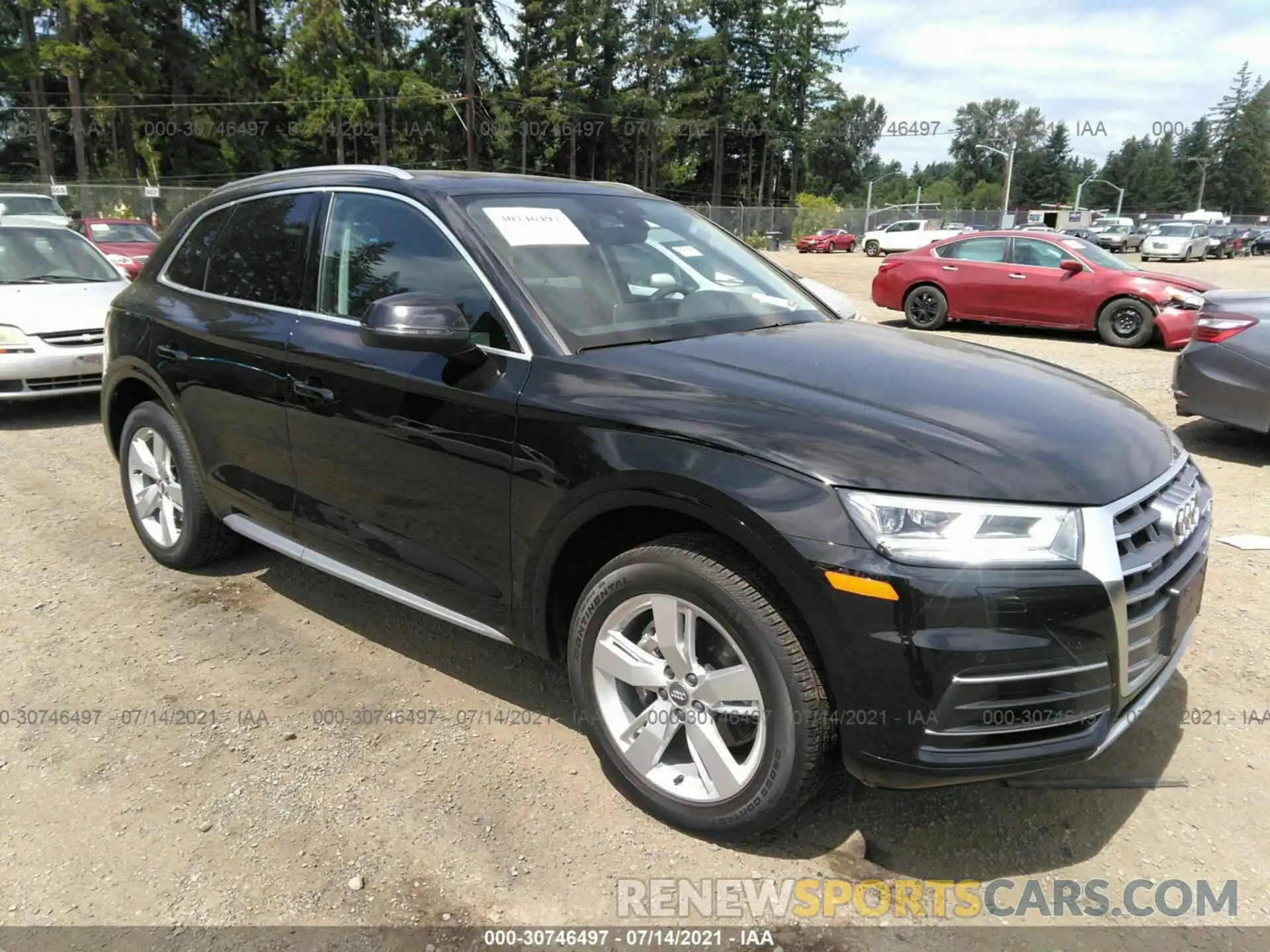 1 Photograph of a damaged car WA1BNAFYXK2051732 AUDI Q5 2019