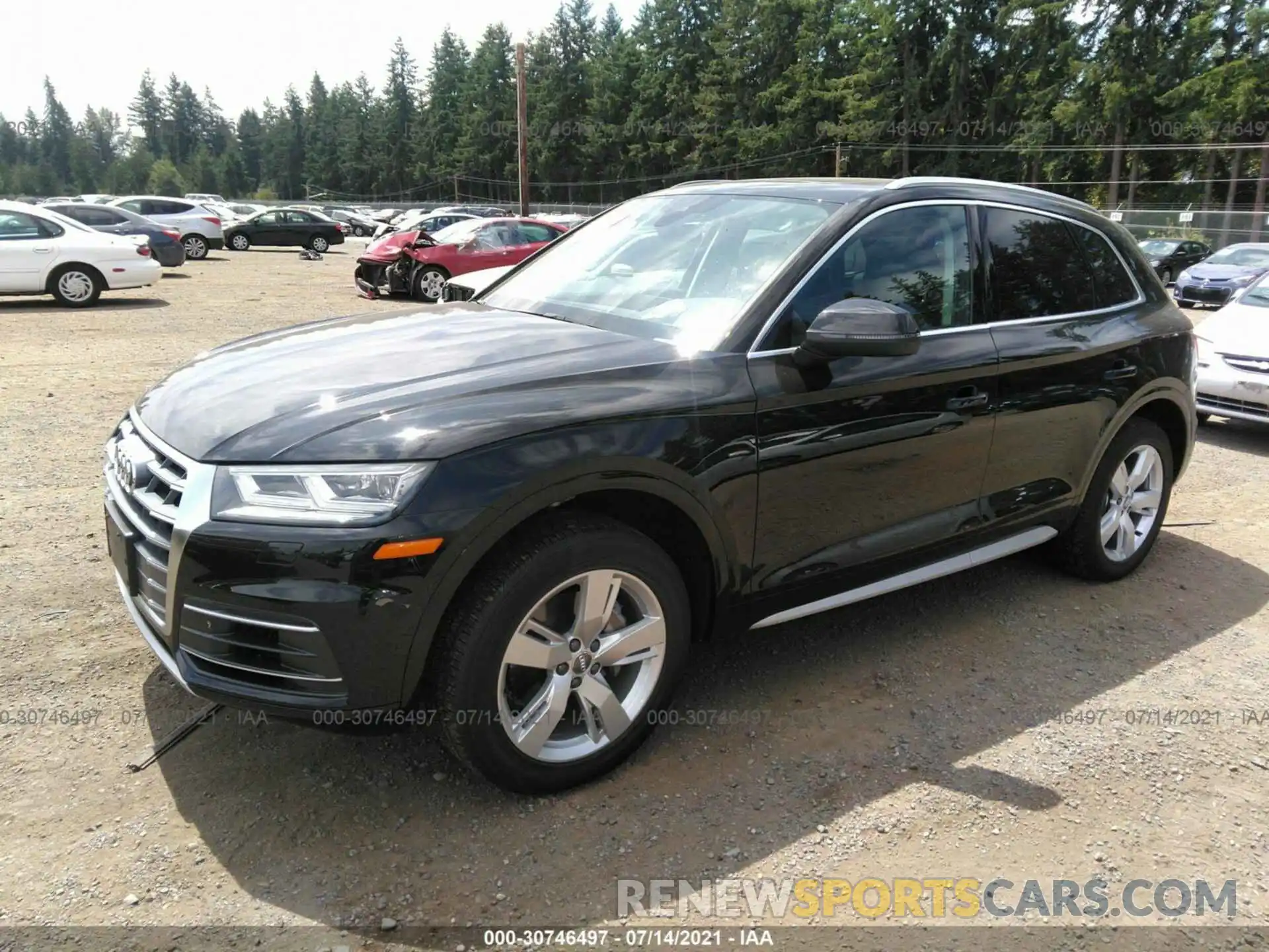 2 Фотография поврежденного автомобиля WA1BNAFYXK2051732 AUDI Q5 2019