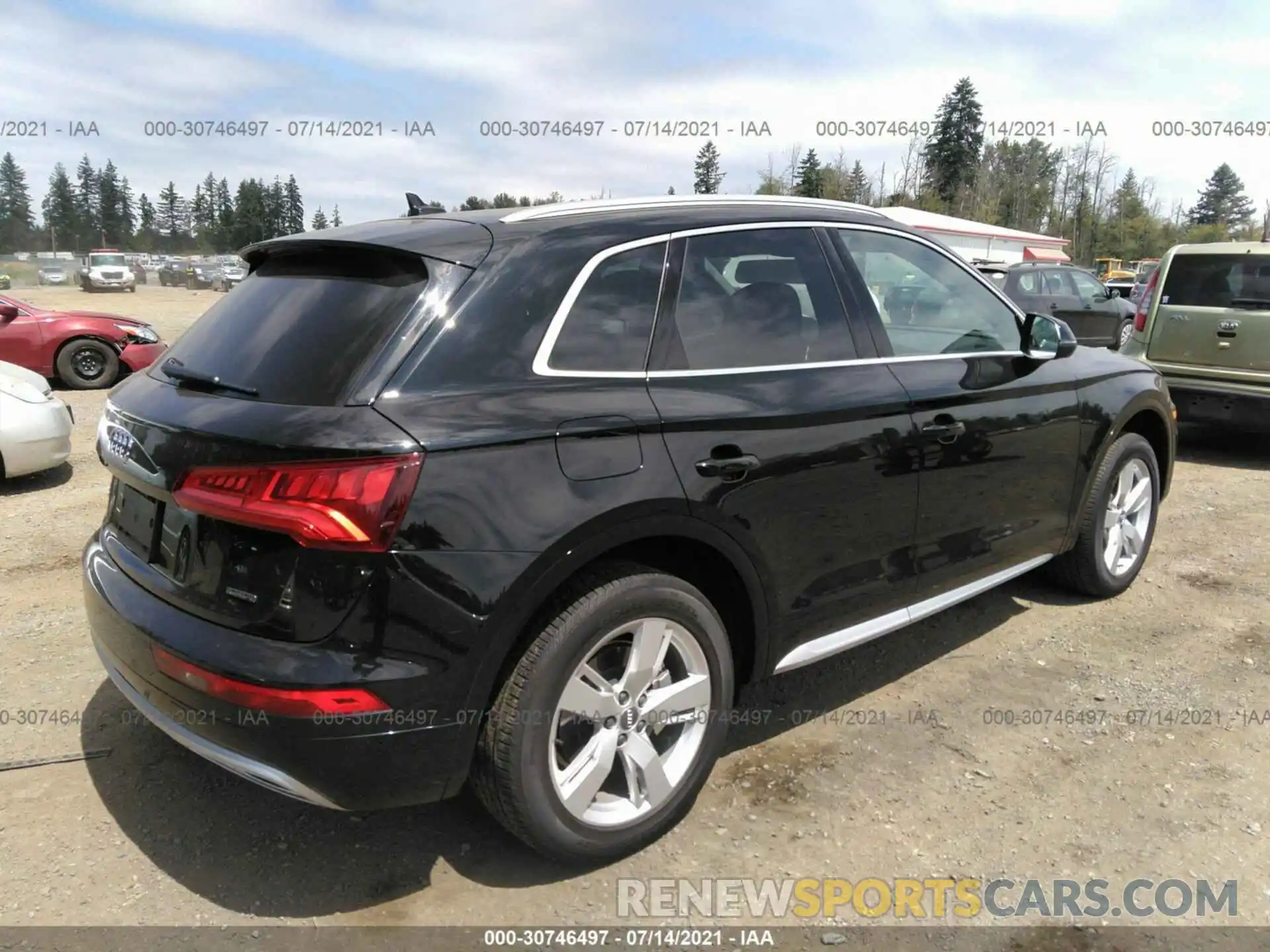 4 Фотография поврежденного автомобиля WA1BNAFYXK2051732 AUDI Q5 2019