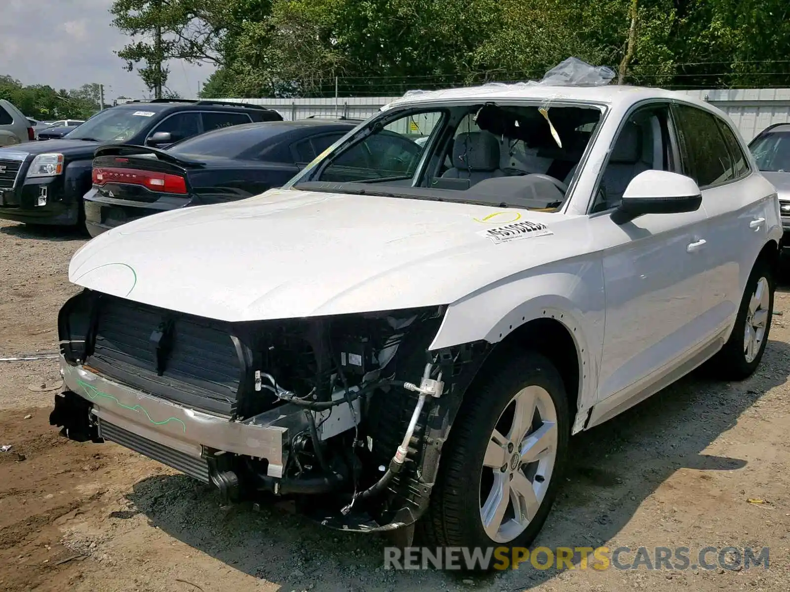 2 Photograph of a damaged car WA1BNAFYXK2053433 AUDI Q5 2019