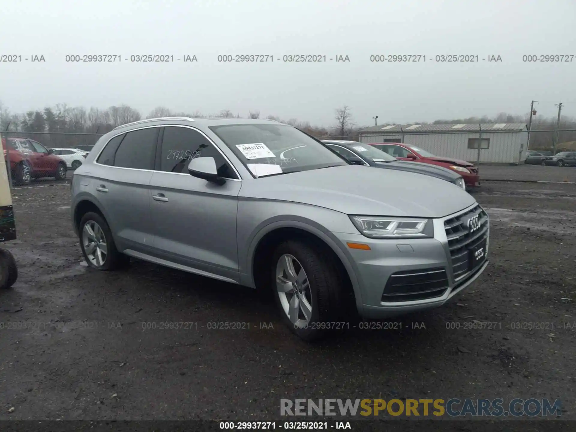 1 Фотография поврежденного автомобиля WA1BNAFYXK2054680 AUDI Q5 2019