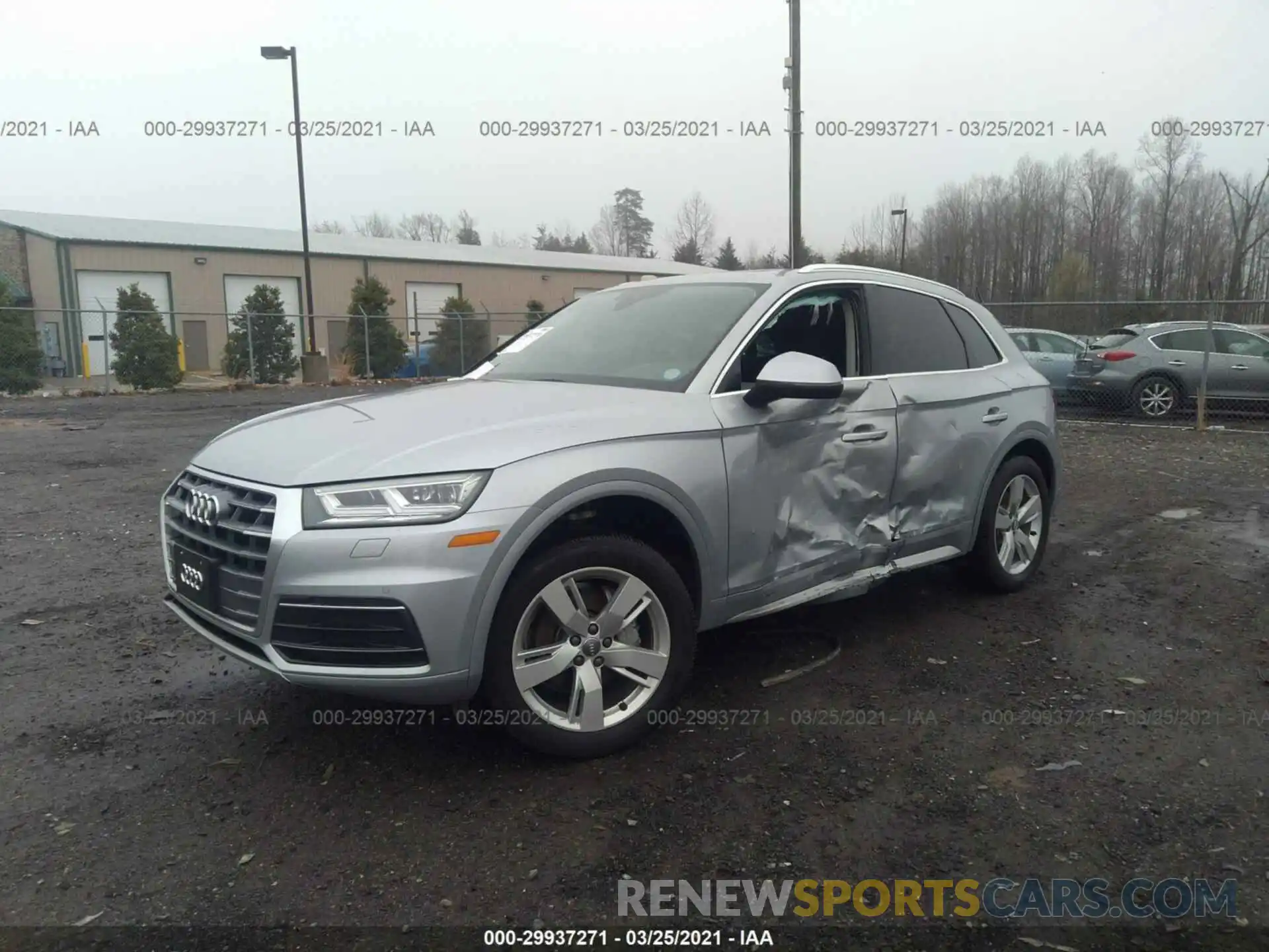 2 Фотография поврежденного автомобиля WA1BNAFYXK2054680 AUDI Q5 2019