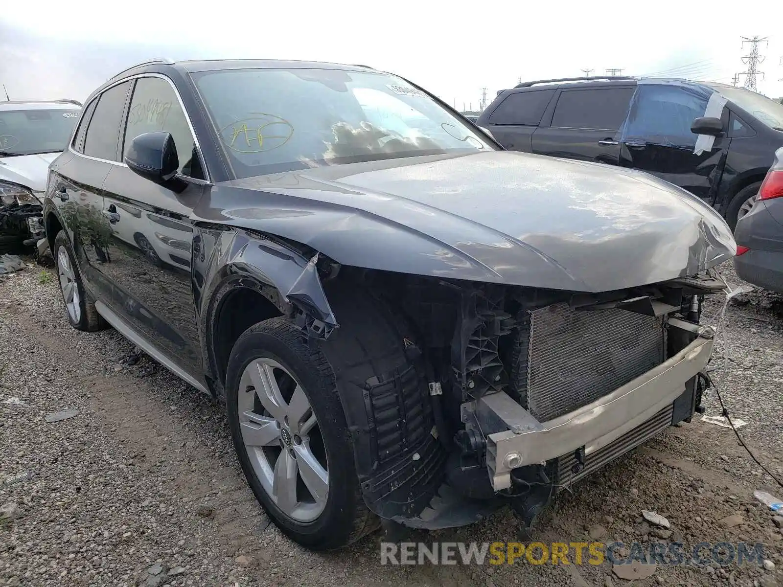 1 Photograph of a damaged car WA1BNAFYXK2055800 AUDI Q5 2019