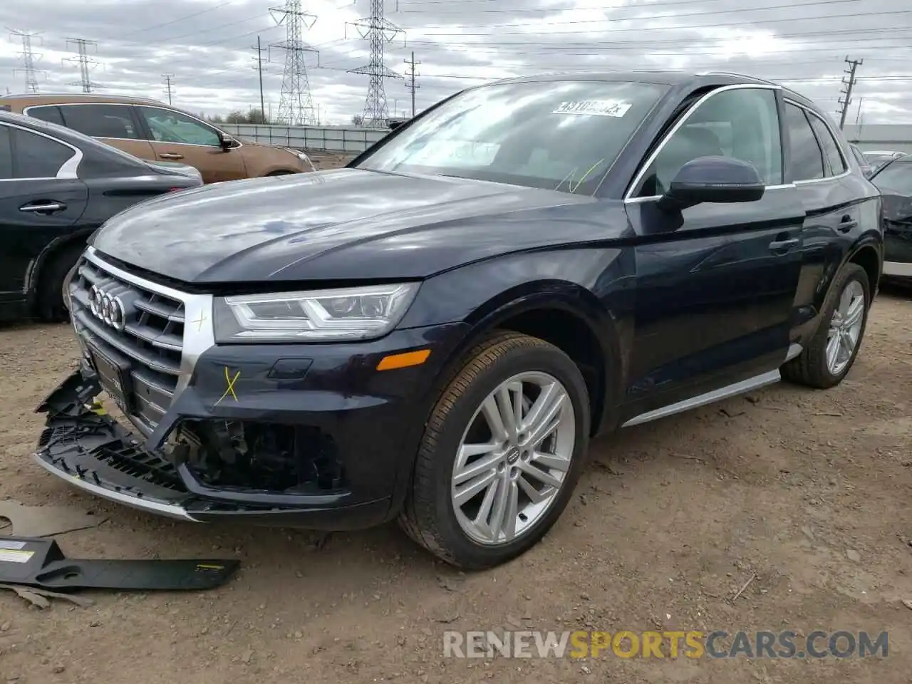 2 Фотография поврежденного автомобиля WA1BNAFYXK2056798 AUDI Q5 2019