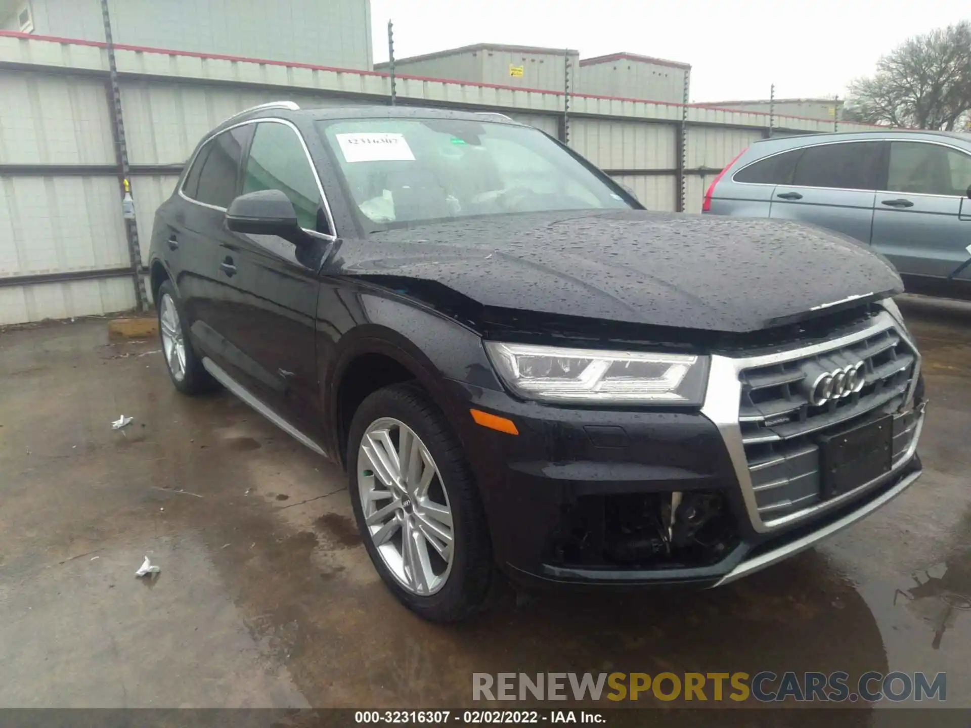 1 Photograph of a damaged car WA1BNAFYXK2058731 AUDI Q5 2019