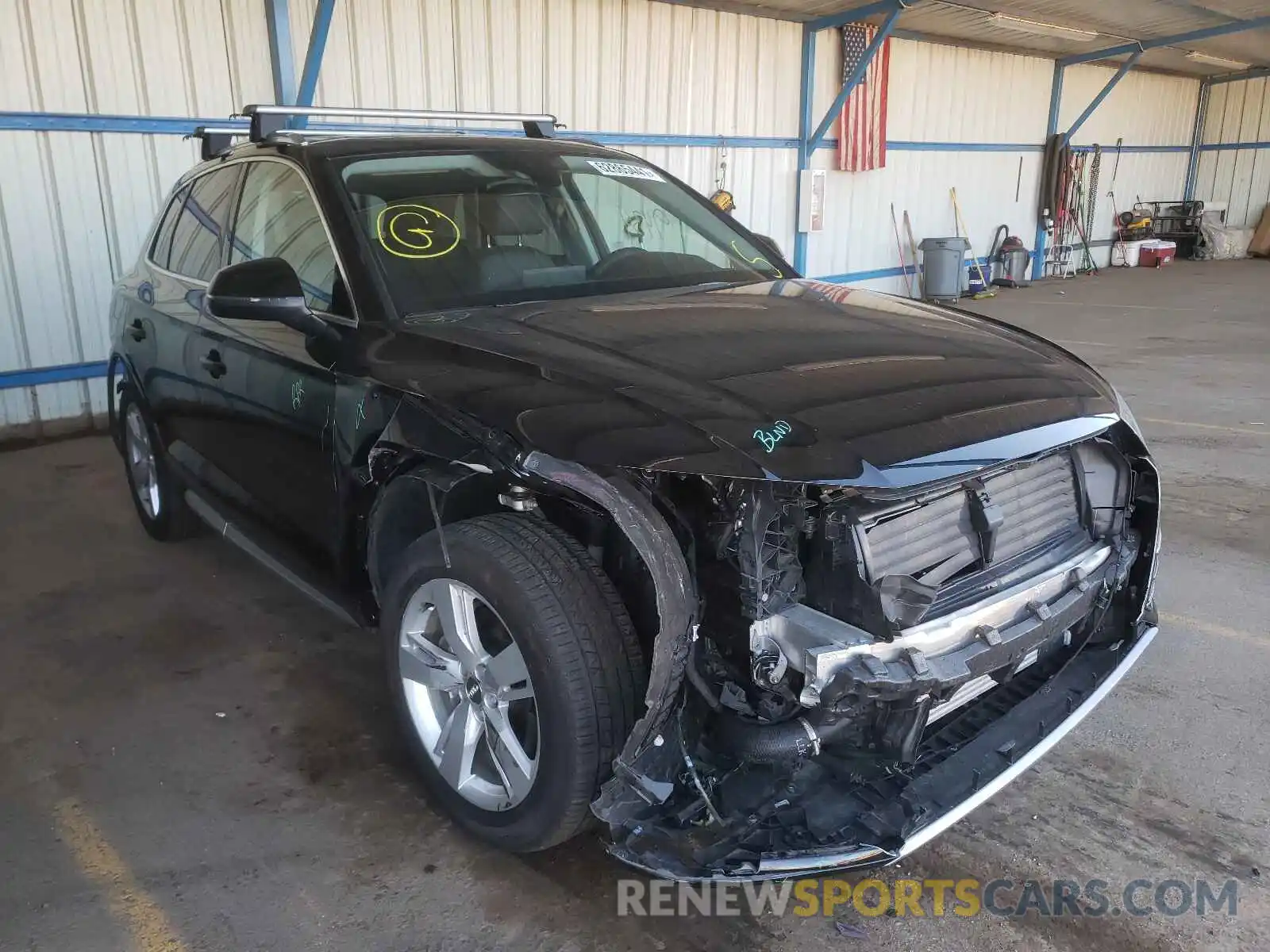 1 Photograph of a damaged car WA1BNAFYXK2068577 AUDI Q5 2019