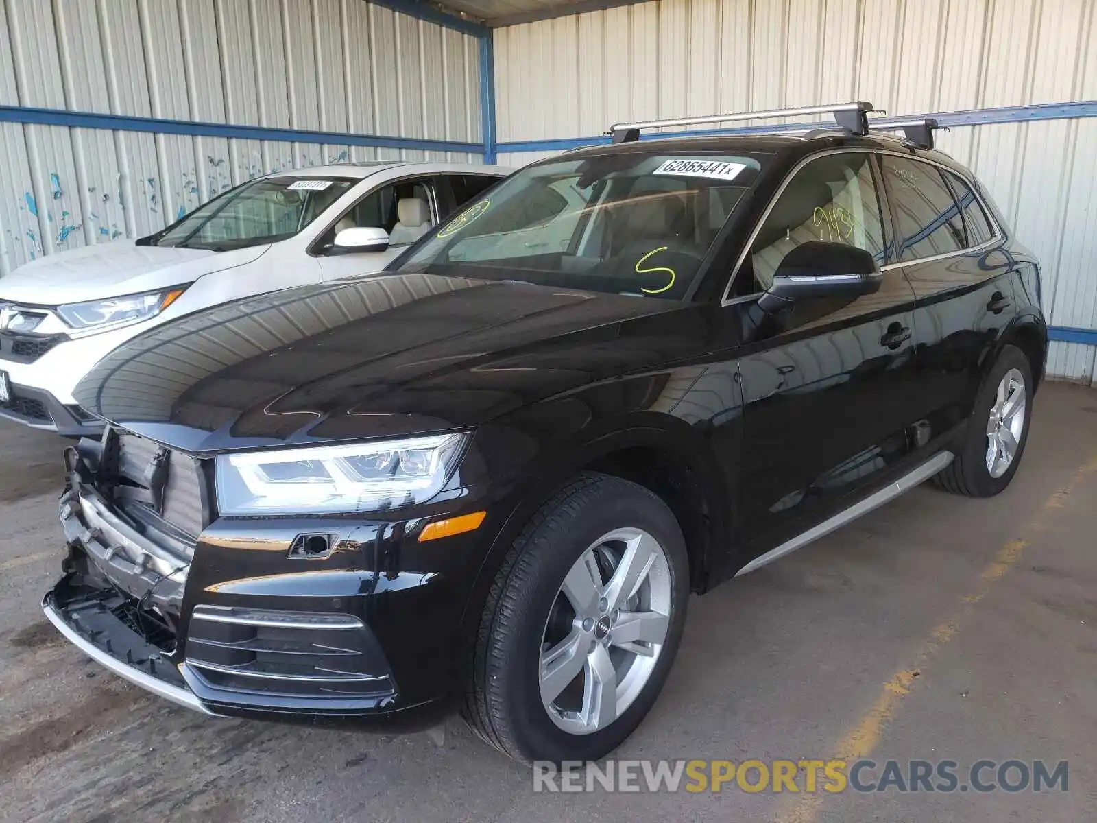 2 Фотография поврежденного автомобиля WA1BNAFYXK2068577 AUDI Q5 2019