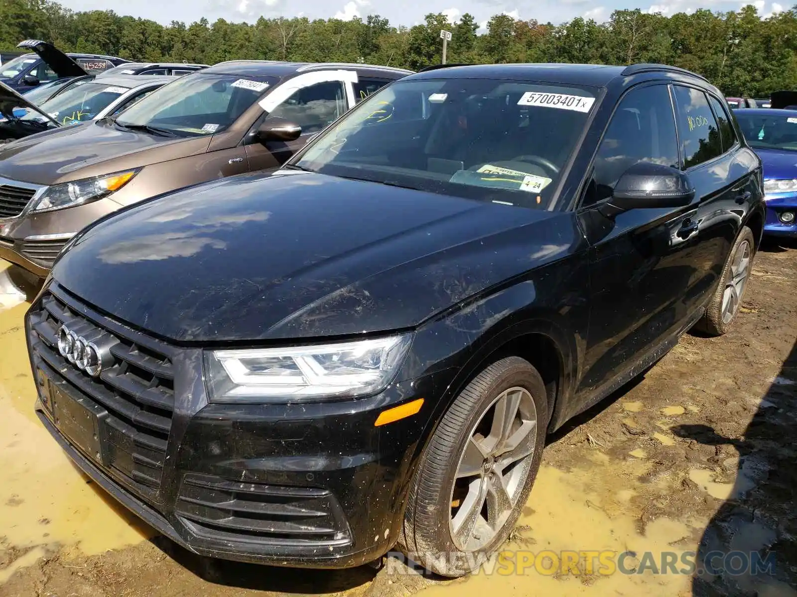 2 Фотография поврежденного автомобиля WA1BNAFYXK2071270 AUDI Q5 2019