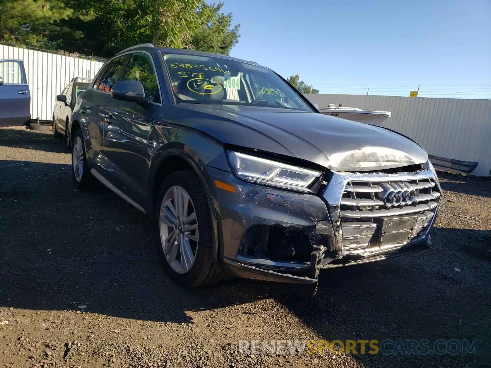 1 Photograph of a damaged car WA1BNAFYXK2072676 AUDI Q5 2019