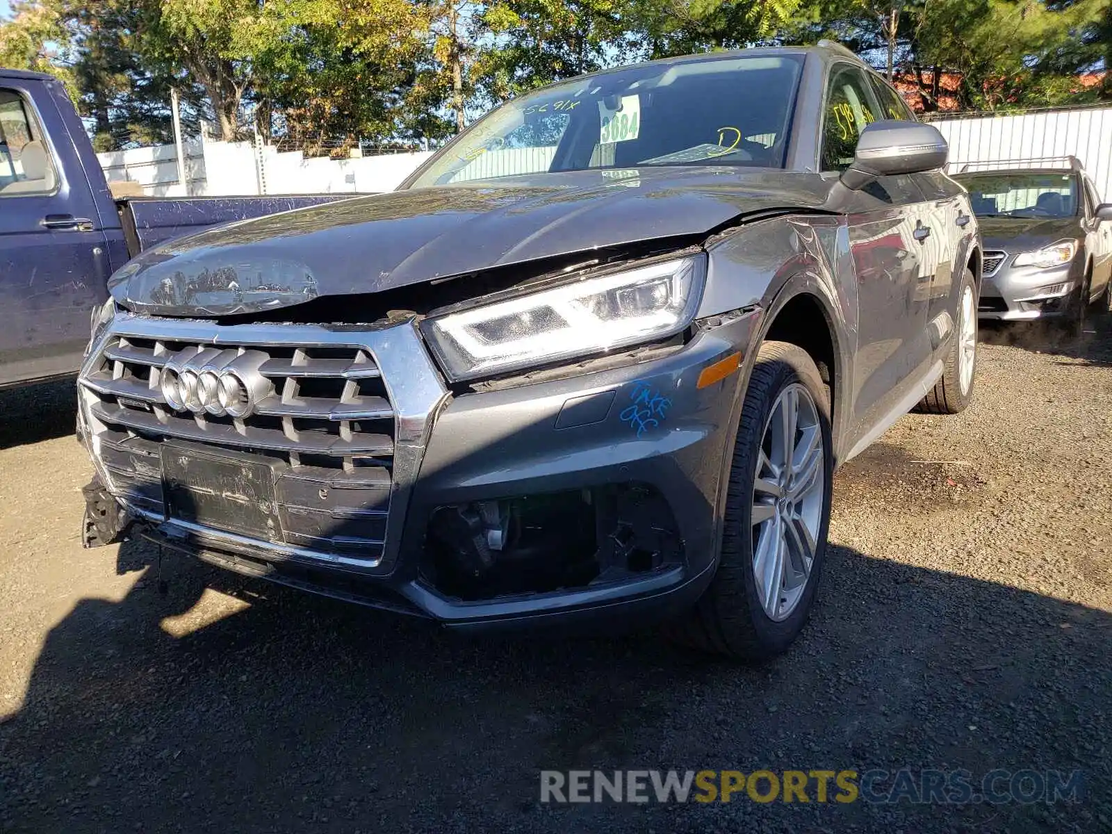 2 Photograph of a damaged car WA1BNAFYXK2072676 AUDI Q5 2019