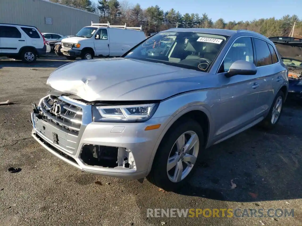 2 Фотография поврежденного автомобиля WA1BNAFYXK2075108 AUDI Q5 2019