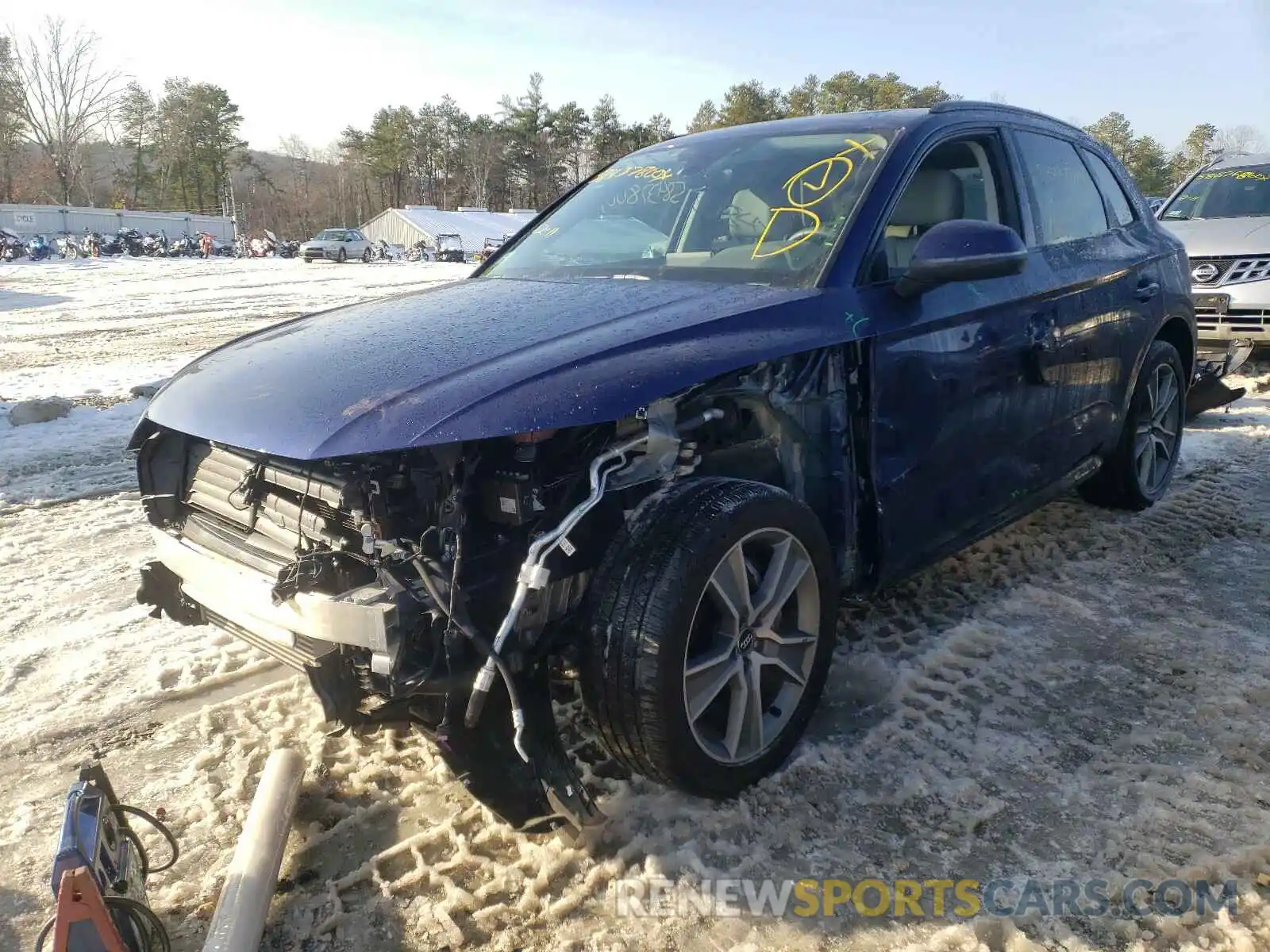 2 Фотография поврежденного автомобиля WA1BNAFYXK2077764 AUDI Q5 2019