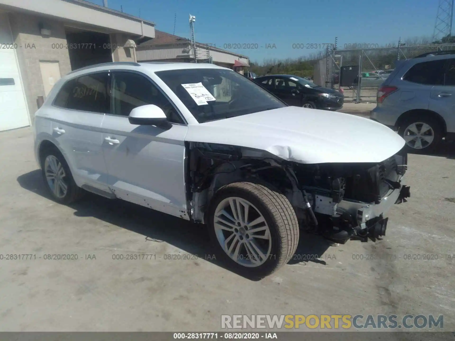 1 Photograph of a damaged car WA1BNAFYXK2079871 AUDI Q5 2019