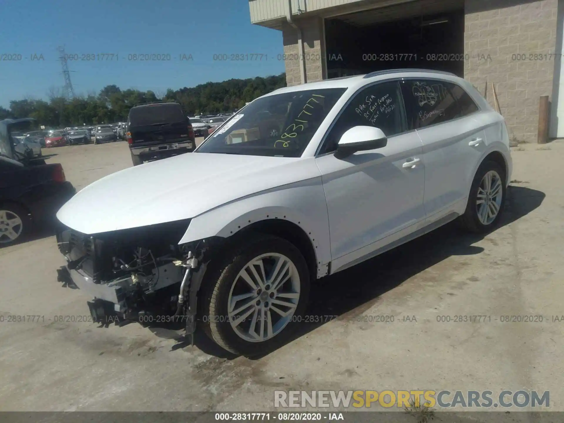 2 Photograph of a damaged car WA1BNAFYXK2079871 AUDI Q5 2019